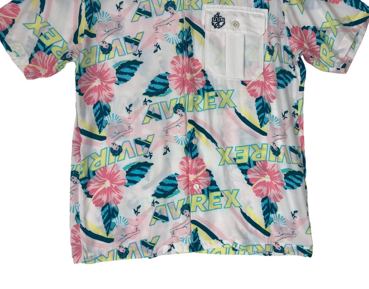 Avirex Avirex USN Marines Hawaii Single Pocket Shirt Rayon 100 % Size US M / EU 48-50 / 2 - 4 Thumbnail