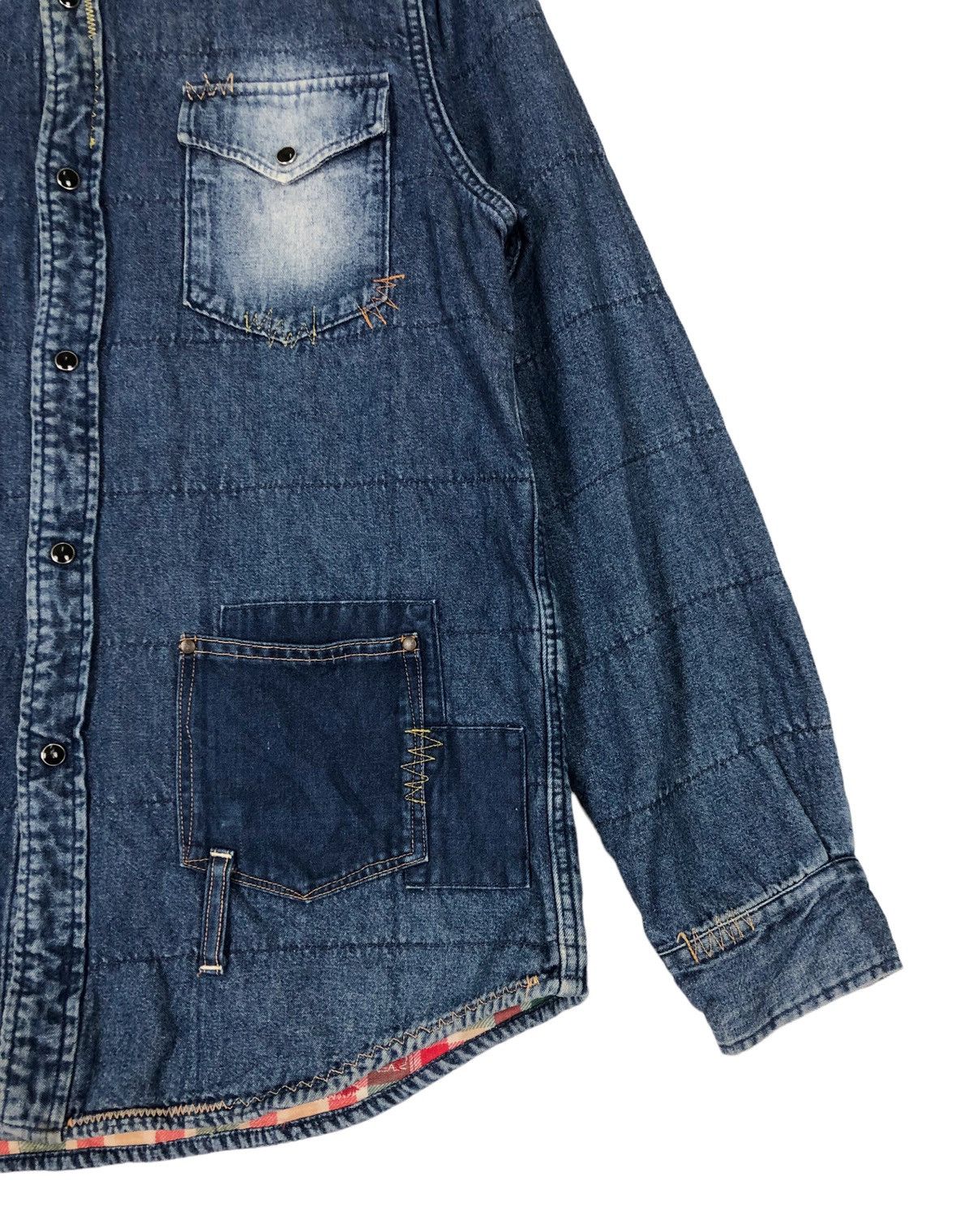 Kapital Gaijin Made Patchwork Inspire Kapital Denim Shirt Size US M / EU 48-50 / 2 - 6 Thumbnail