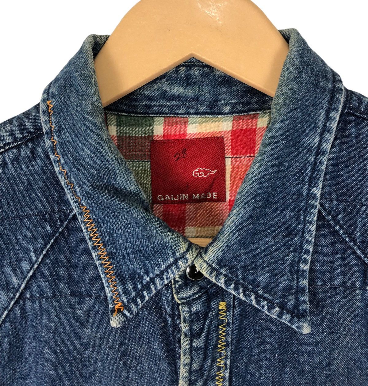 Kapital Gaijin Made Patchwork Inspire Kapital Denim Shirt Size US M / EU 48-50 / 2 - 9 Thumbnail