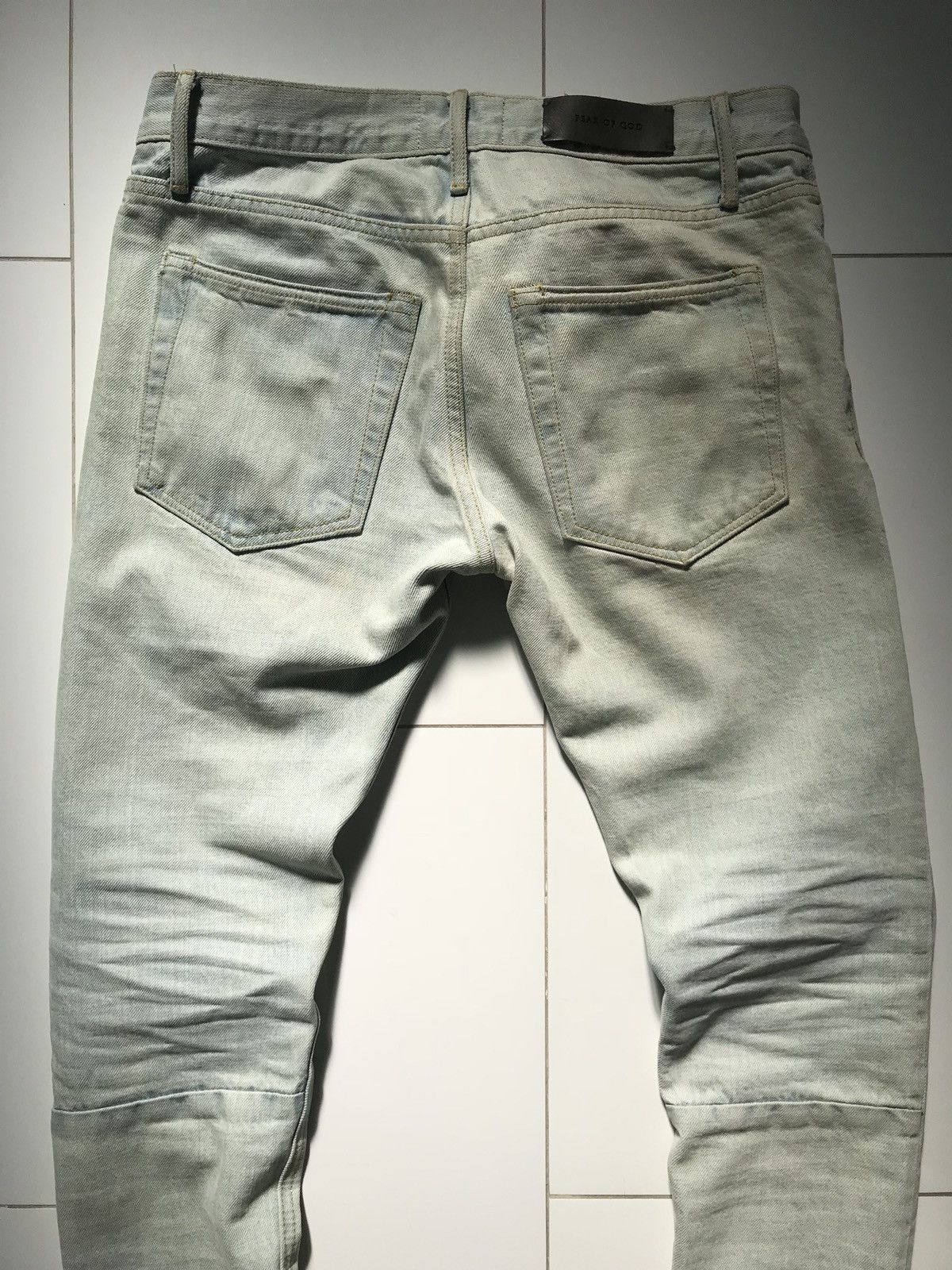 Fear of God Fear of God Light Blue Selvedge Denium Size US 30 / EU 46 - 3 Thumbnail