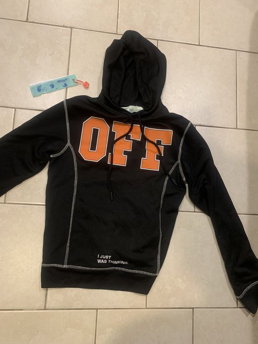 Off White Off White I Was Just Thinking Hoodie Grailed