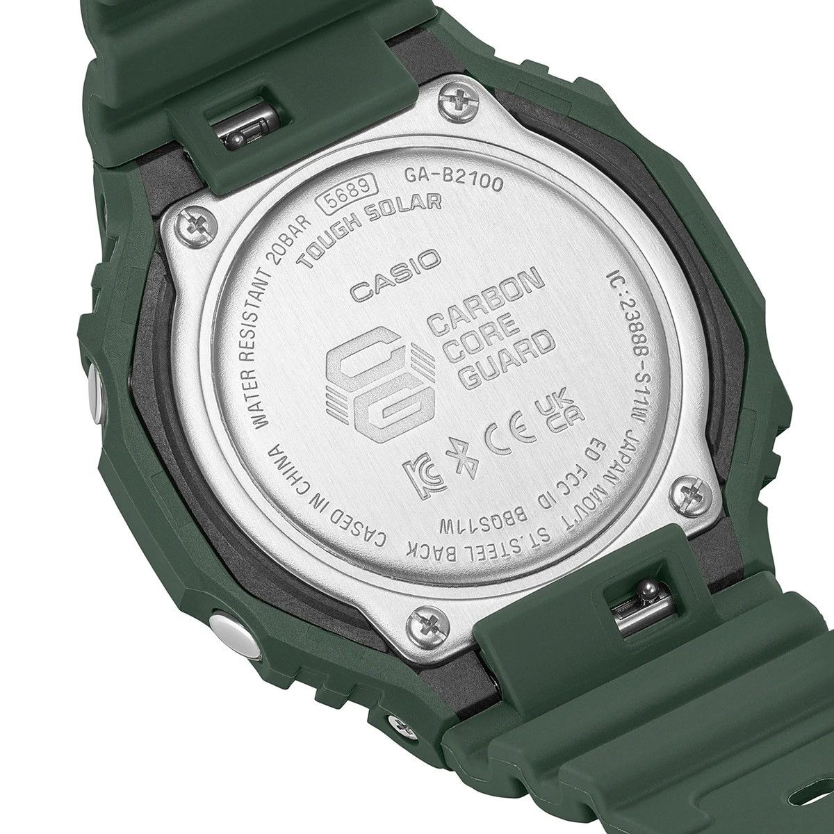 Casio × G Shock Casio G-Shock GBA2100- 3A Green Size ONE SIZE - 10 Thumbnail