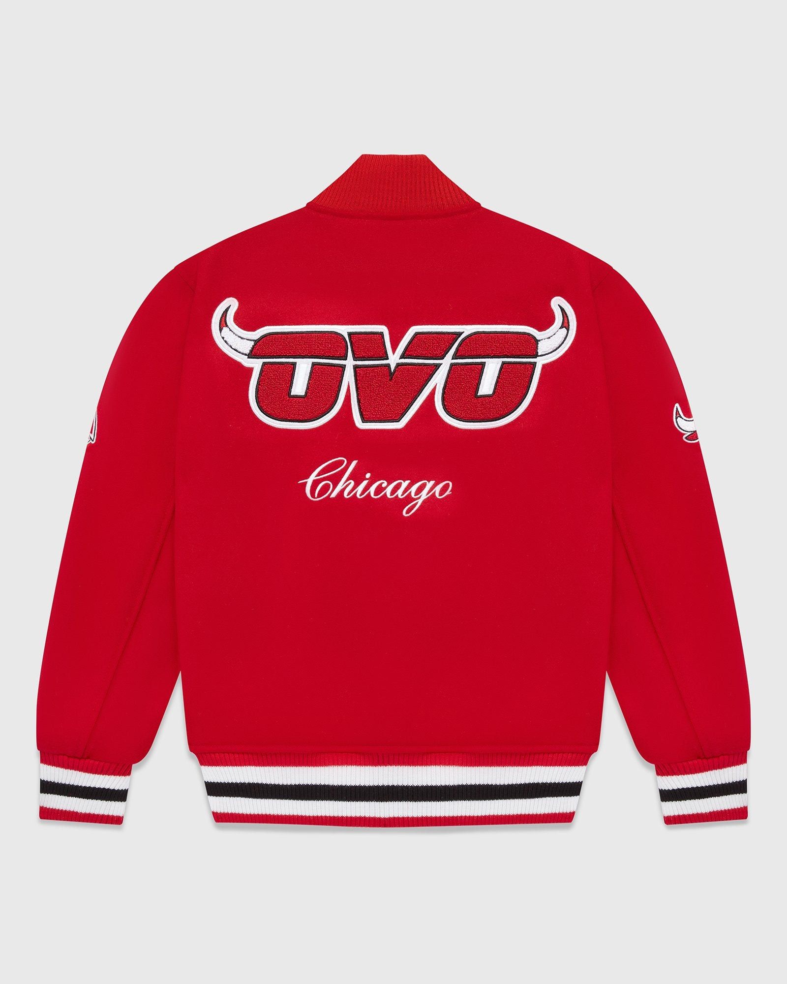 Drake OVO X NBA BULLS VARSITY JACKET Size US XXL / EU 58 / 5 - 13 Thumbnail
