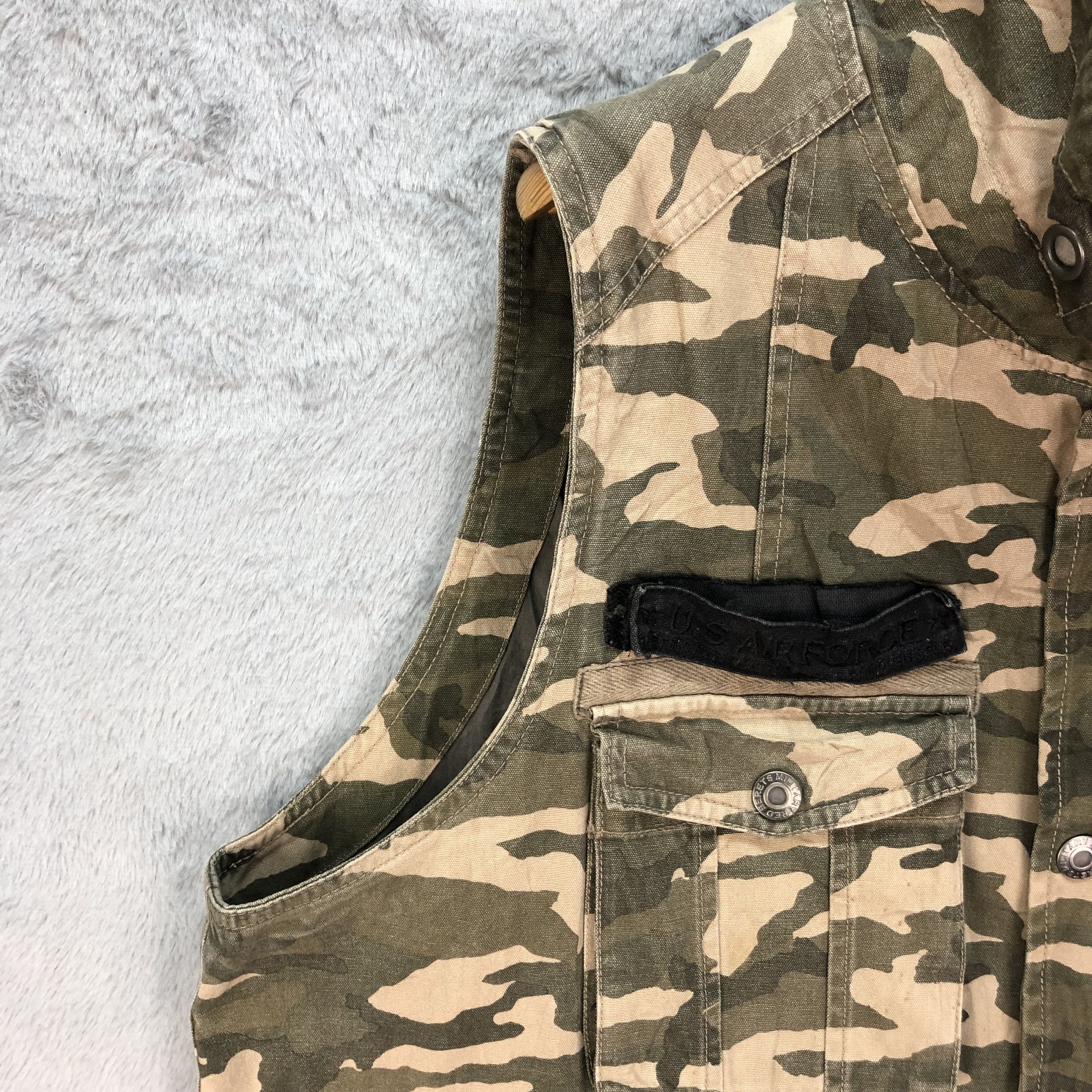 Japanese Brand RED BERETS Military Concept Wears Camo Vest #4873-37 Size US XL / EU 56 / 4 - 7 Thumbnail