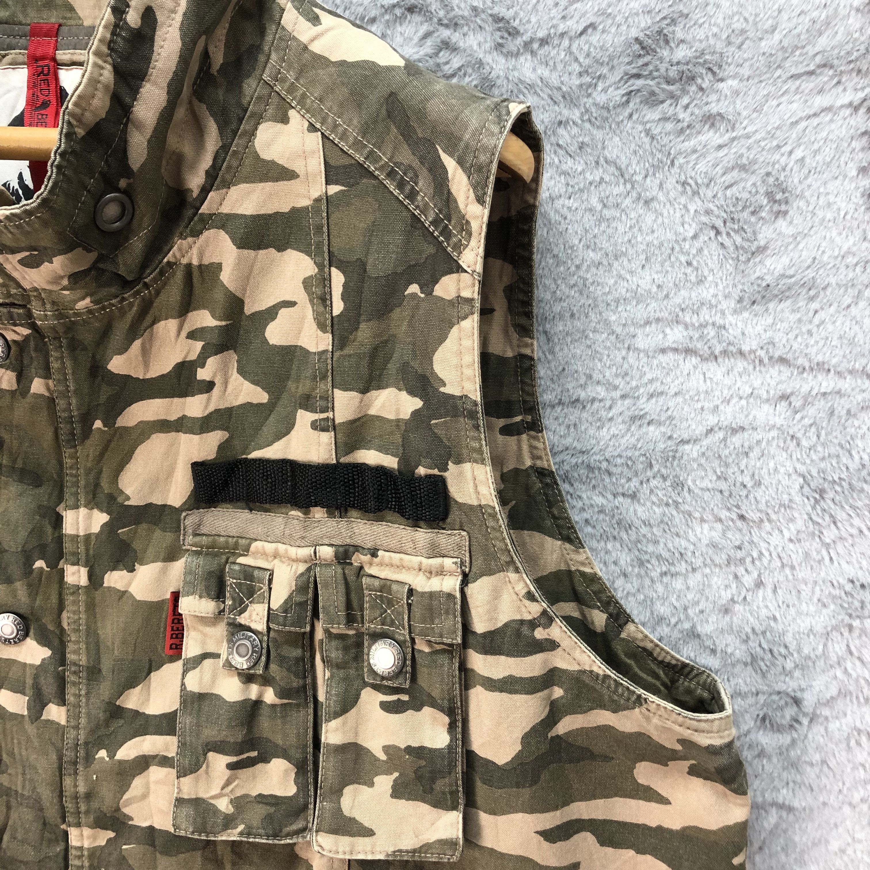 Japanese Brand RED BERETS Military Concept Wears Camo Vest #4873-37 Size US XL / EU 56 / 4 - 8 Thumbnail