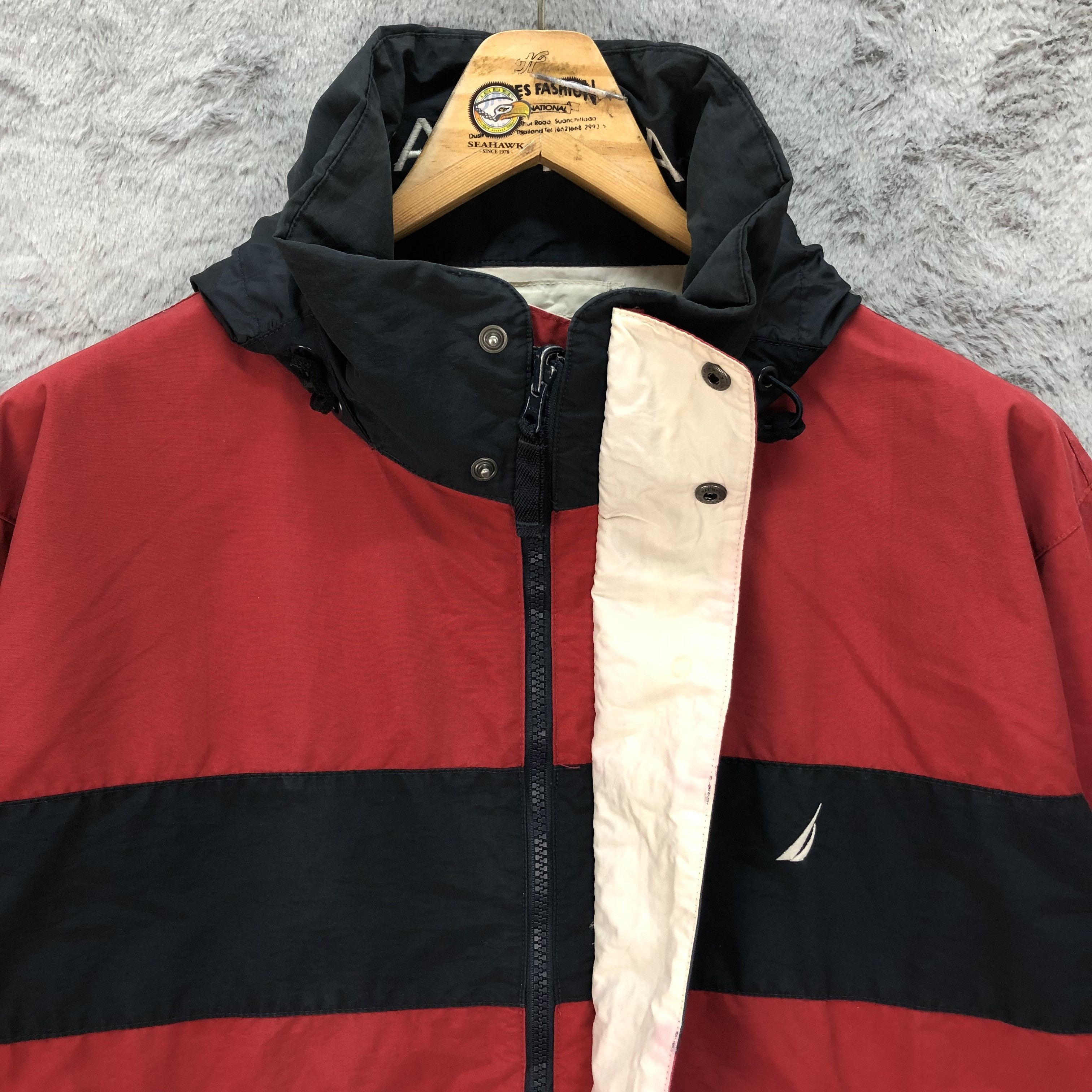 Nautica NAUTICA Reversible Hooded Jacket #4879-37 Size US L / EU 52-54 / 3 - 7 Thumbnail