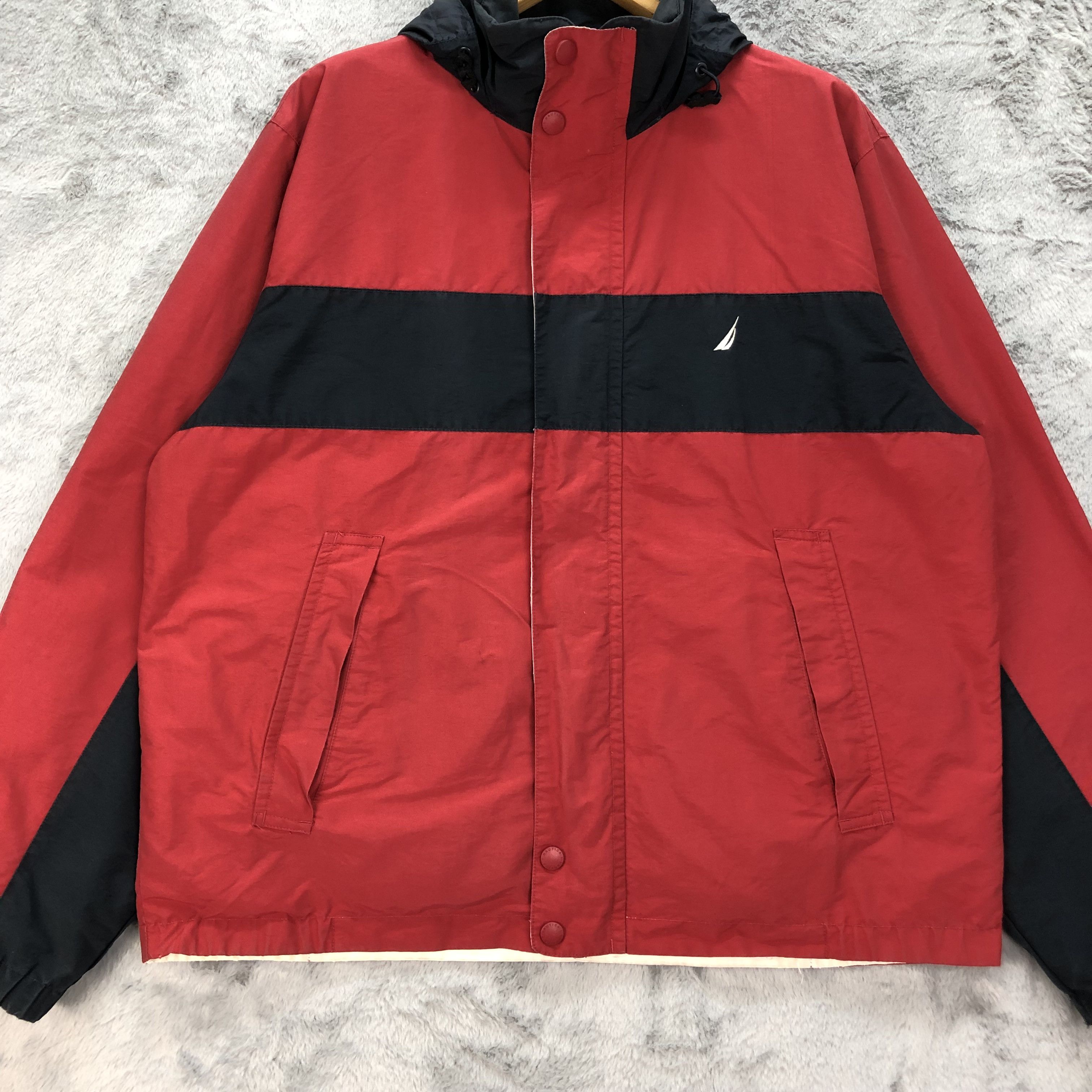 Nautica NAUTICA Reversible Hooded Jacket #4879-37 Size US L / EU 52-54 / 3 - 4 Thumbnail