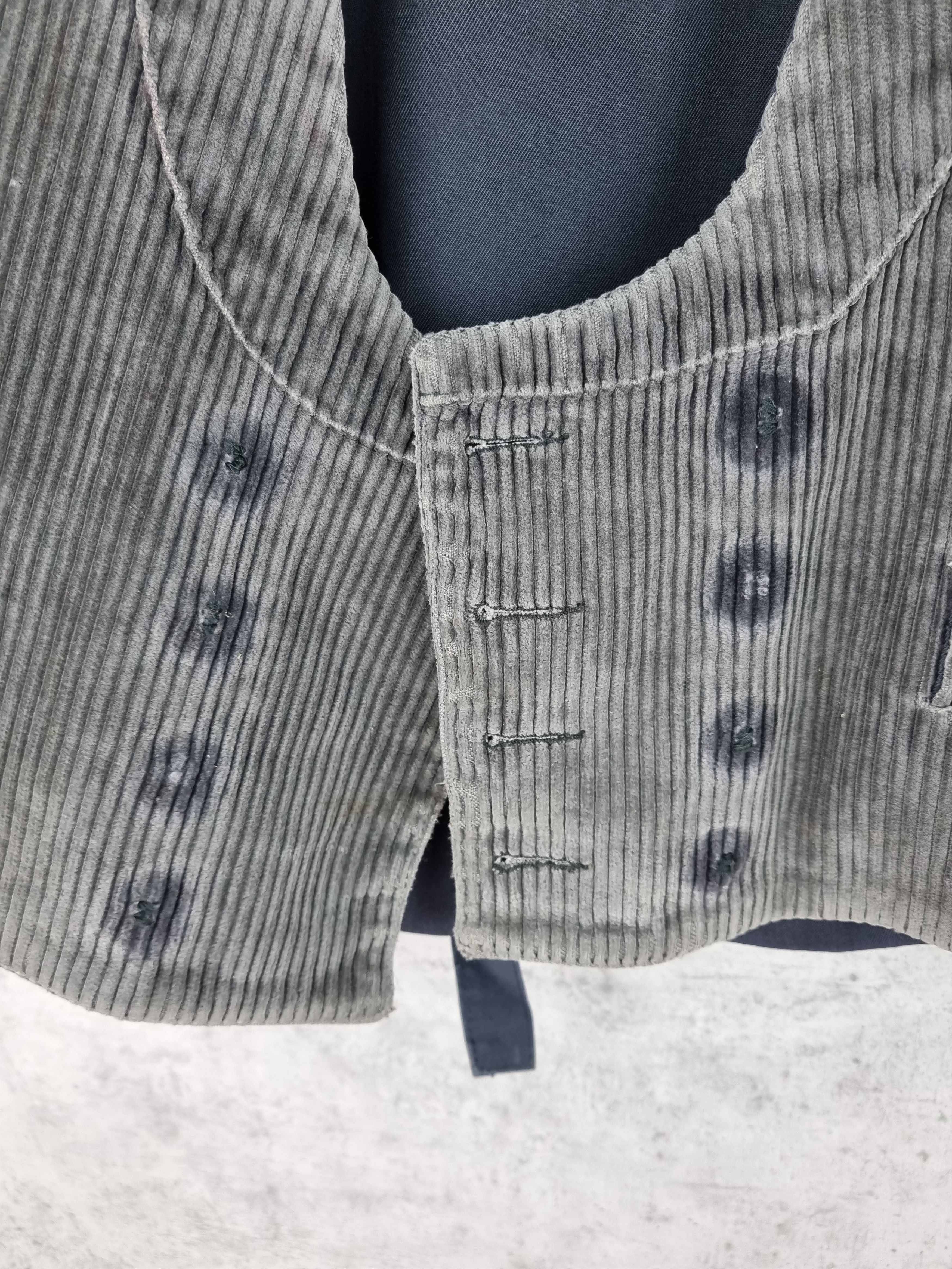 Le Laboureur × Vetra × Vintage 60s Unique Fade Vintage Corduroy Classic Worker Vest Size US M / EU 48-50 / 2 - 10 Thumbnail