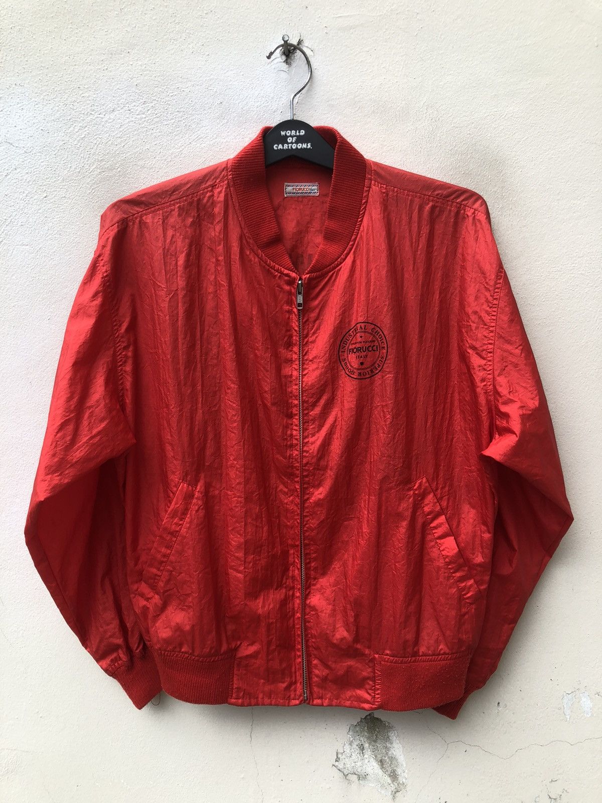 Fiorucci Vintage 90s Fiorucci Italy Lightweight Bomber Jacket Size US M / EU 48-50 / 2 - 10 Thumbnail