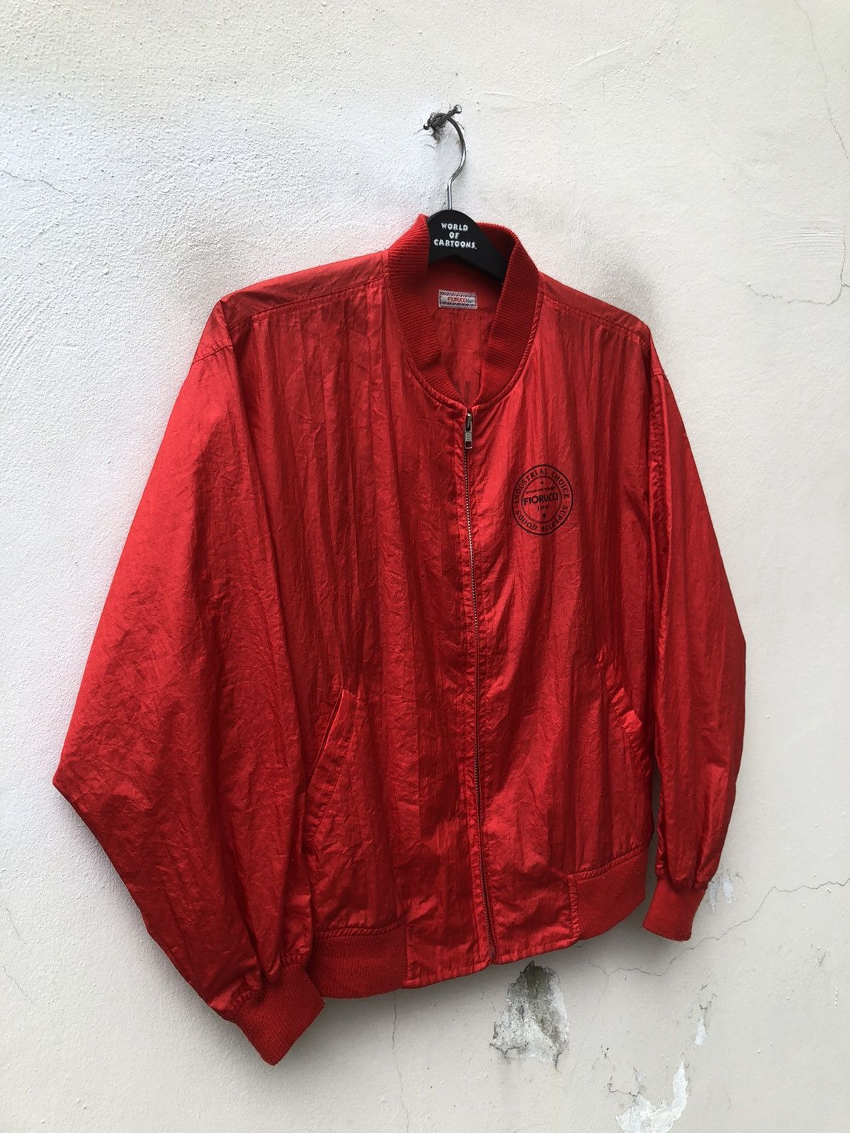 Fiorucci Vintage 90s Fiorucci Italy Lightweight Bomber Jacket Size US M / EU 48-50 / 2 - 9 Thumbnail