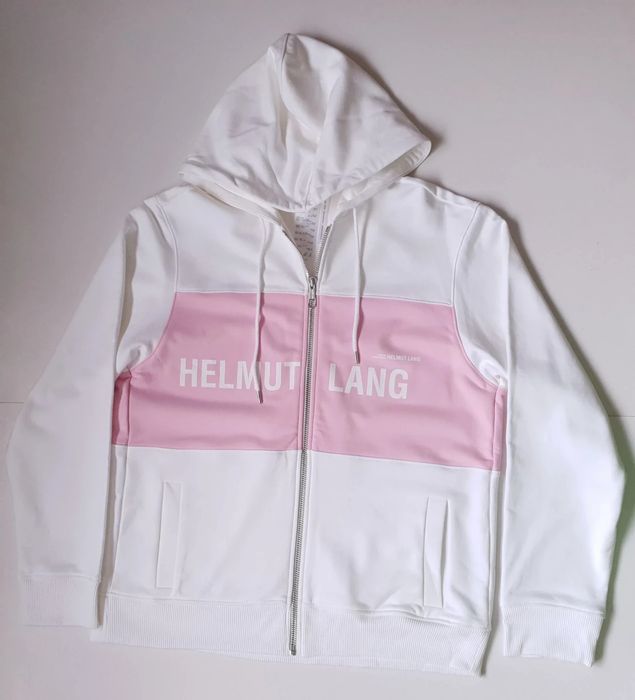 Helmut Lang Helmut Lang Campaign Zip Hoodie pink Grailed