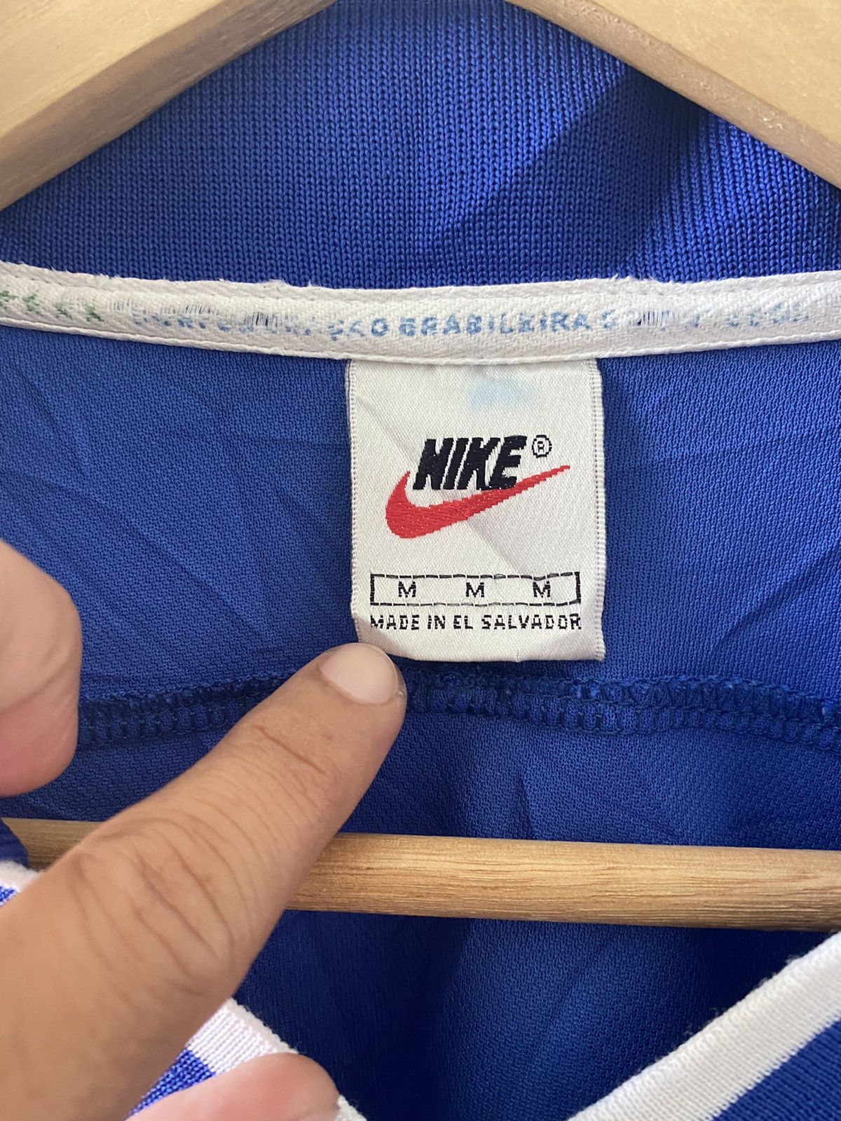 Nike Vintage x Nike X Brazil Football team 1998 Jersey Size US M / EU 48-50 / 2 - 11 Thumbnail