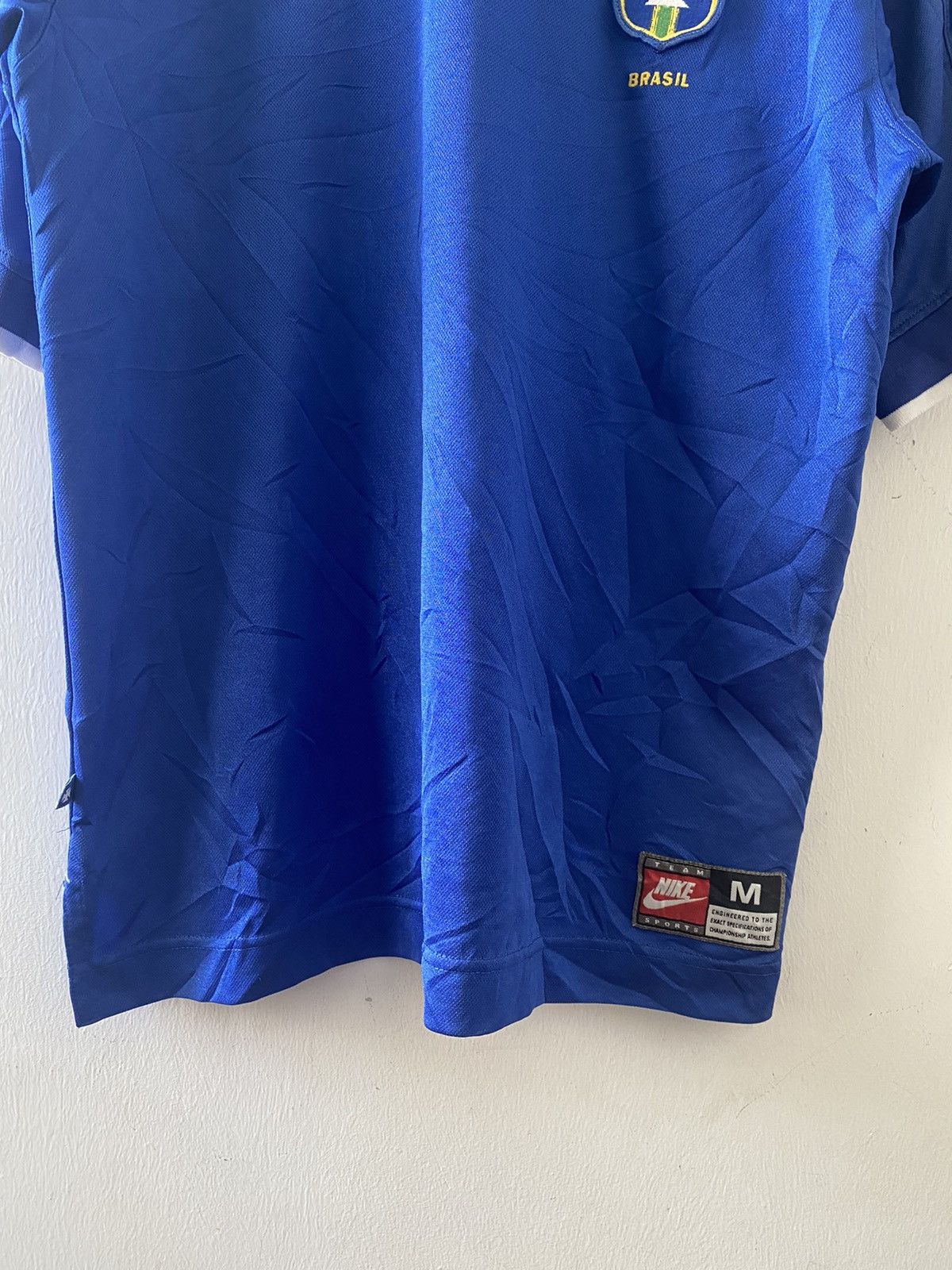 Nike Vintage x Nike X Brazil Football team 1998 Jersey Size US M / EU 48-50 / 2 - 2 Thumbnail