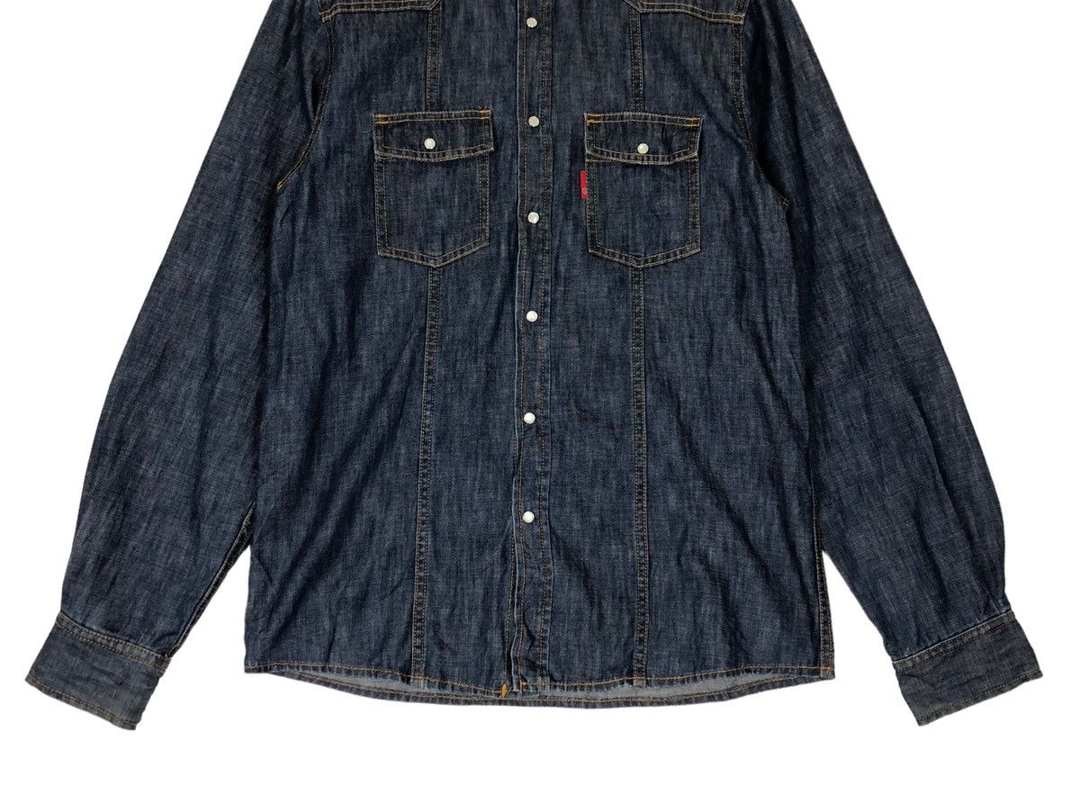 Japanese Brand × Yohji Yamamoto Ined Homme by Yohji Yamamoto Denim Shirt Size US M / EU 48-50 / 2 - 4 Thumbnail