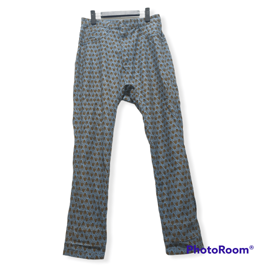 Issey Miyake 💥Ne-net IS ISSEY MIYAKE Japanese Reversible Monogram pant Size US 31 - 2 Thumbnail