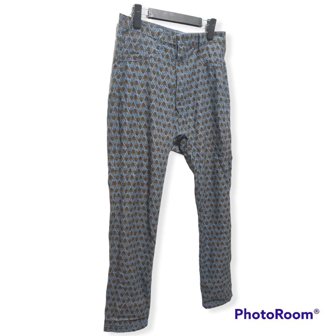 Issey Miyake 💥Ne-net IS ISSEY MIYAKE Japanese Reversible Monogram pant Size US 31 - 4 Thumbnail