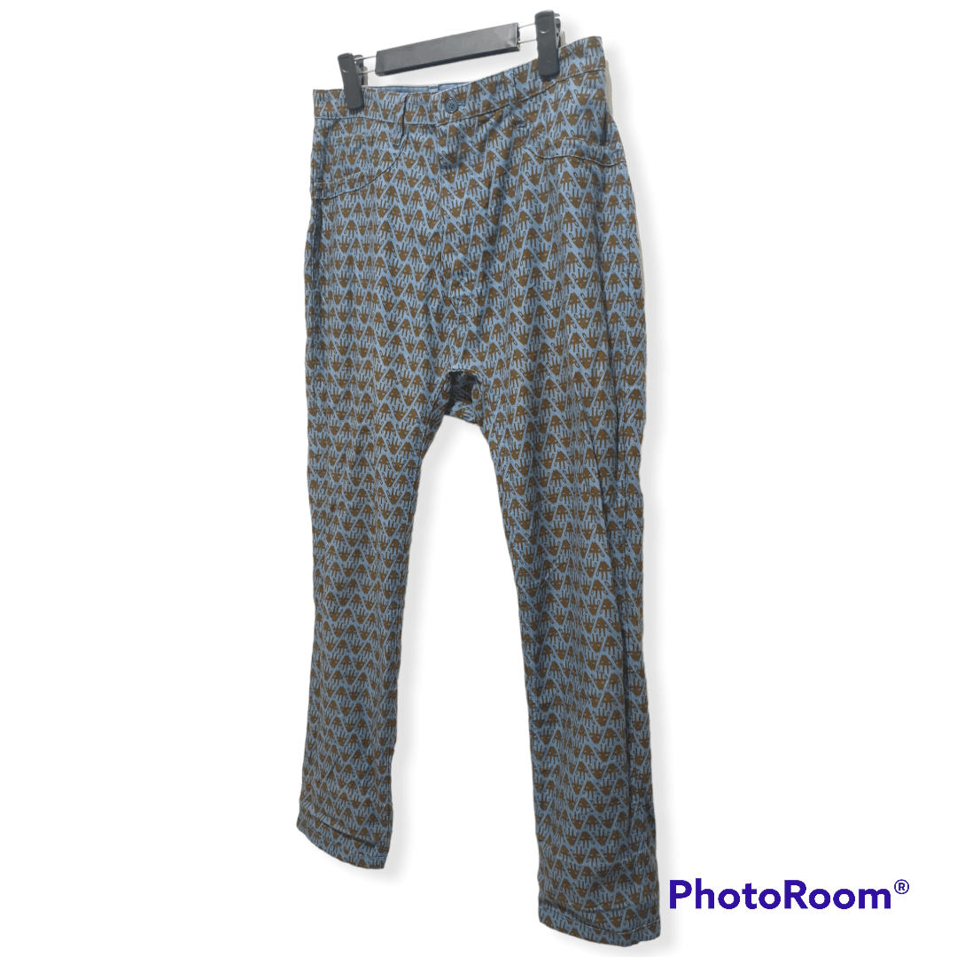 Issey Miyake 💥Ne-net IS ISSEY MIYAKE Japanese Reversible Monogram pant Size US 31 - 3 Thumbnail