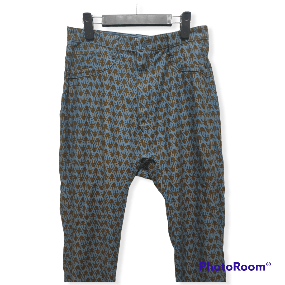 Issey Miyake 💥Ne-net IS ISSEY MIYAKE Japanese Reversible Monogram pant Size US 31 - 6 Thumbnail