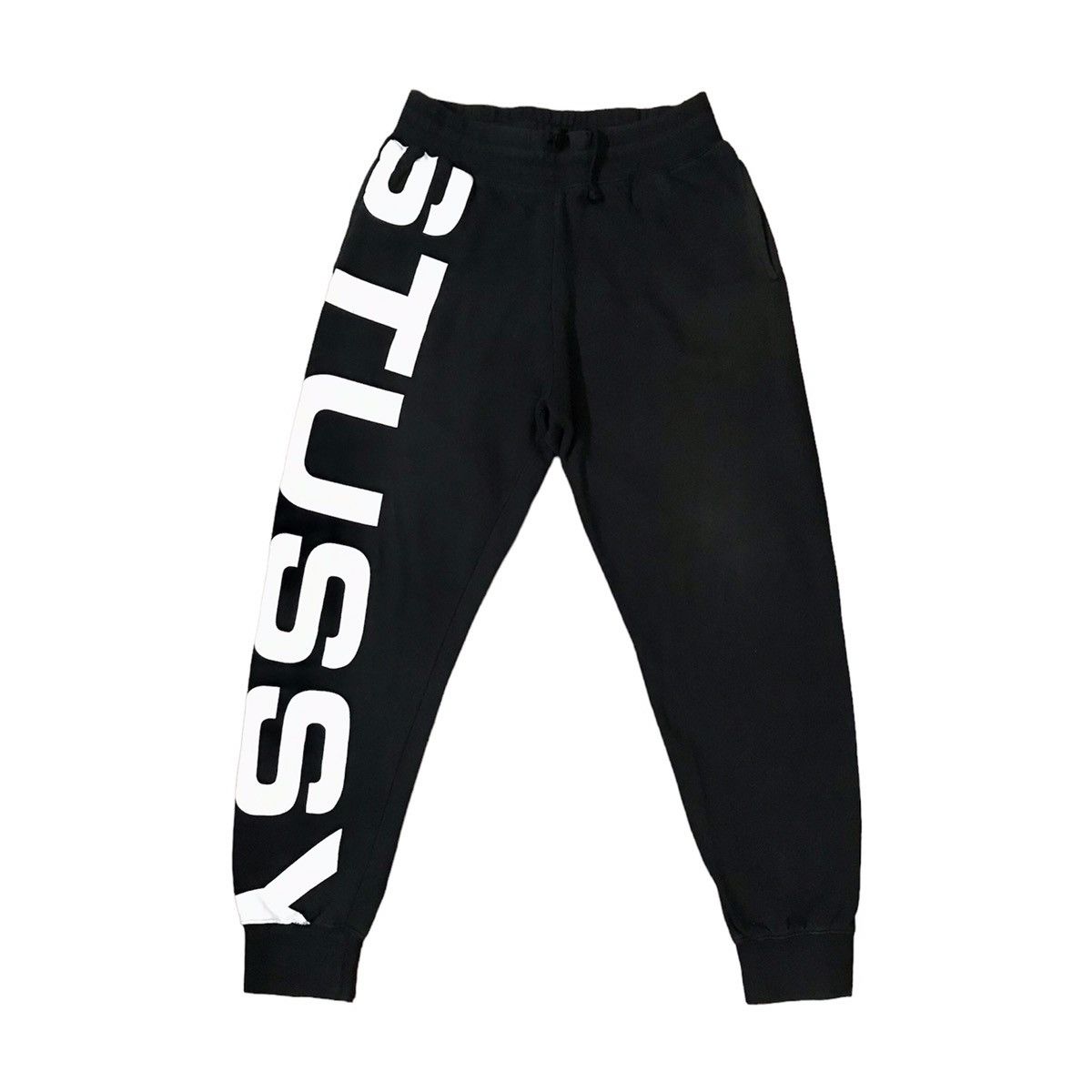 Stussy Y2K STUSSY INTERNATIONAL BIG SPELL OUT JOGGER PANTS | Grailed