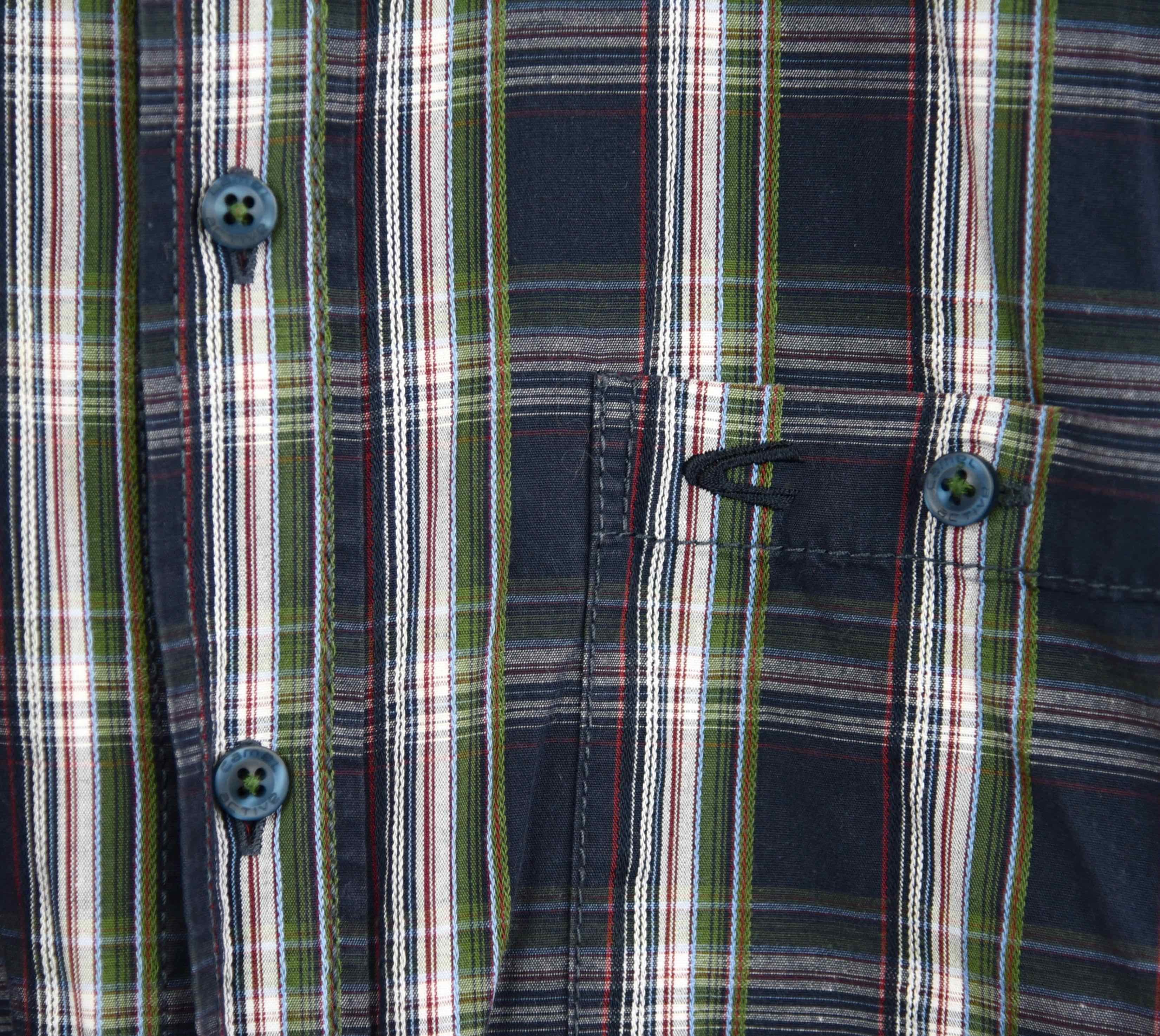 camel active Casual Shirt 100% Cotton XL Long Sleeved Checked Button Up Size US XL / EU 56 / 4 - 2 Thumbnail