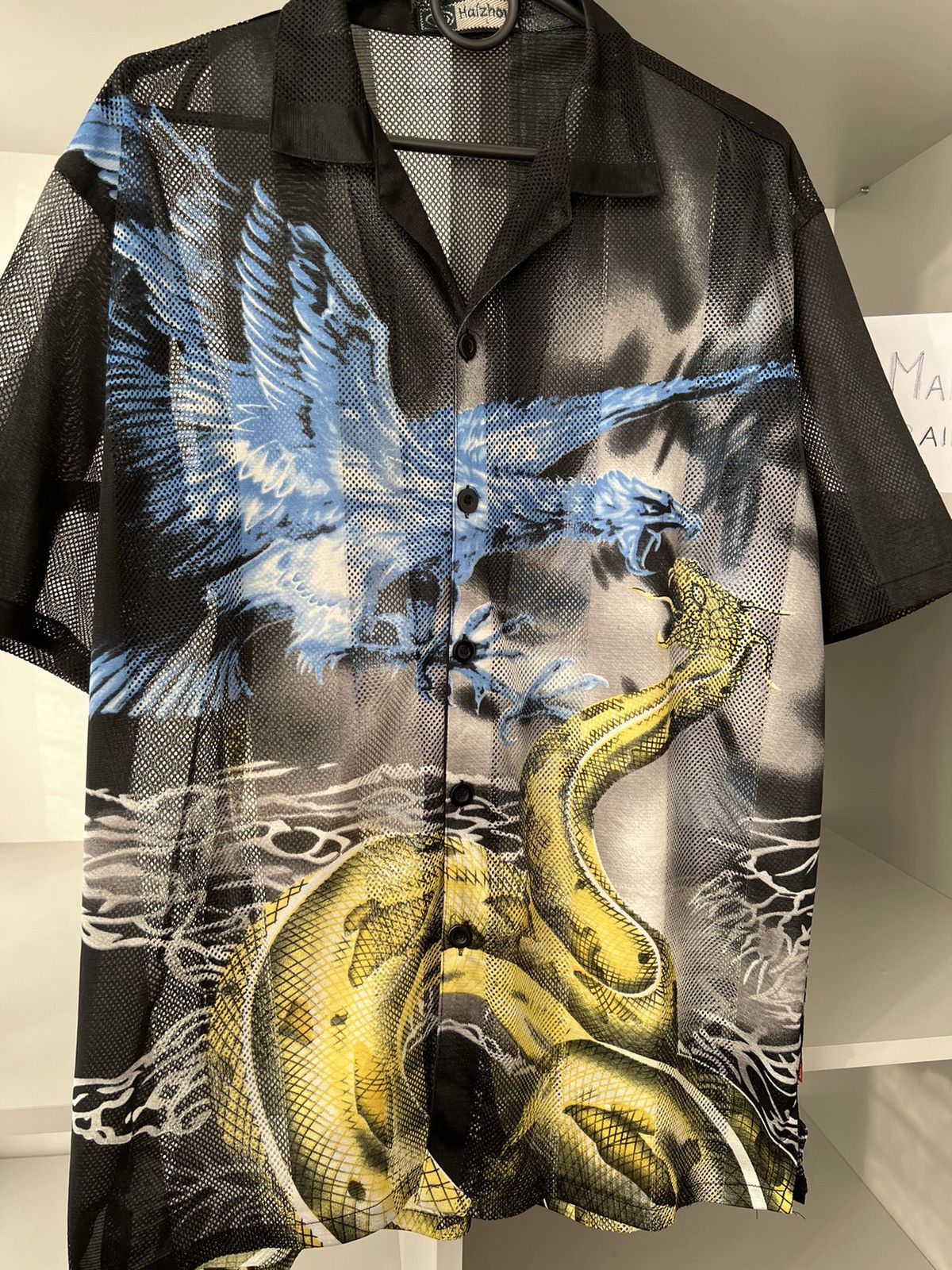 Japanese Brand × Vintage Dragon Vintage Shirt Size US XL / EU 56 / 4 - 4 Thumbnail