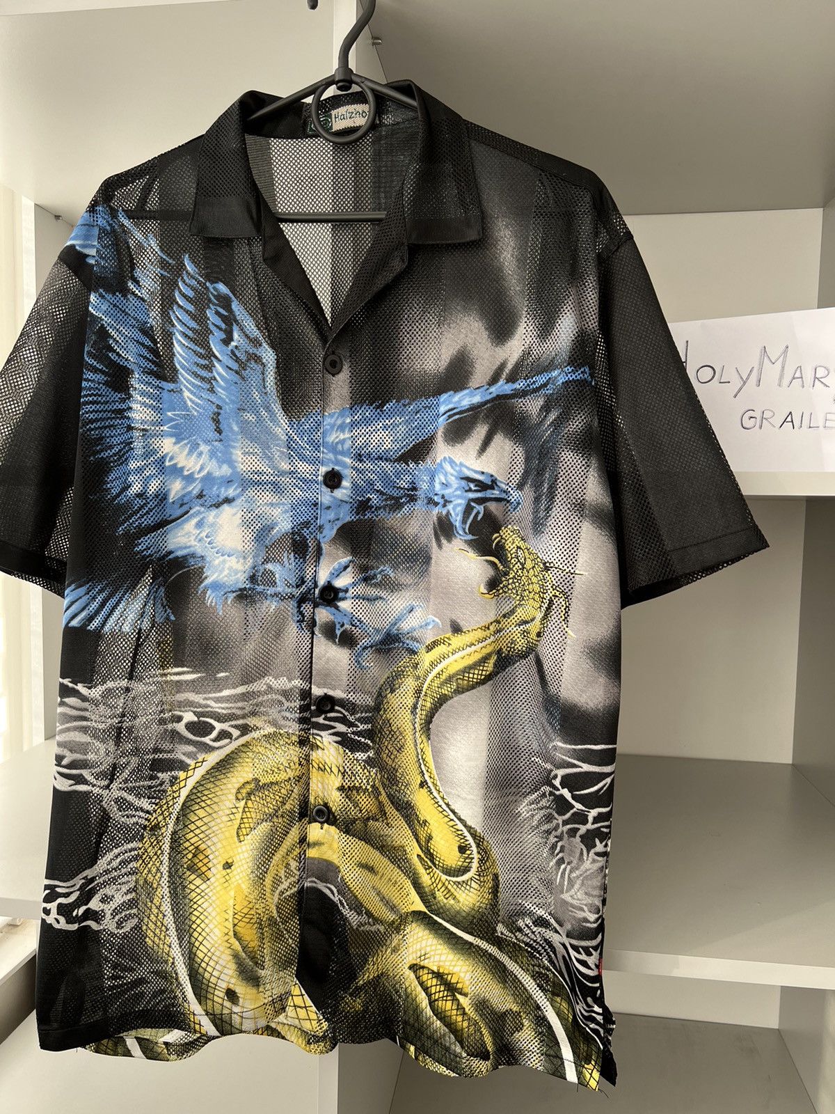 Japanese Brand × Vintage Dragon Vintage Shirt Size US XL / EU 56 / 4 - 2 Thumbnail