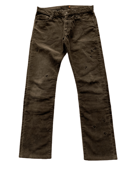 Undercover Undercover '06 Insect/Bug Embroidered Corduroys Size US 32 / EU 48 - 1 Thumbnail
