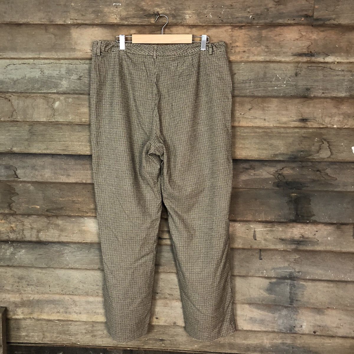 L.L. Bean × Vintage L.L Bean Brown checkered Casual Pants #5881 Size US 33 - 9 Thumbnail