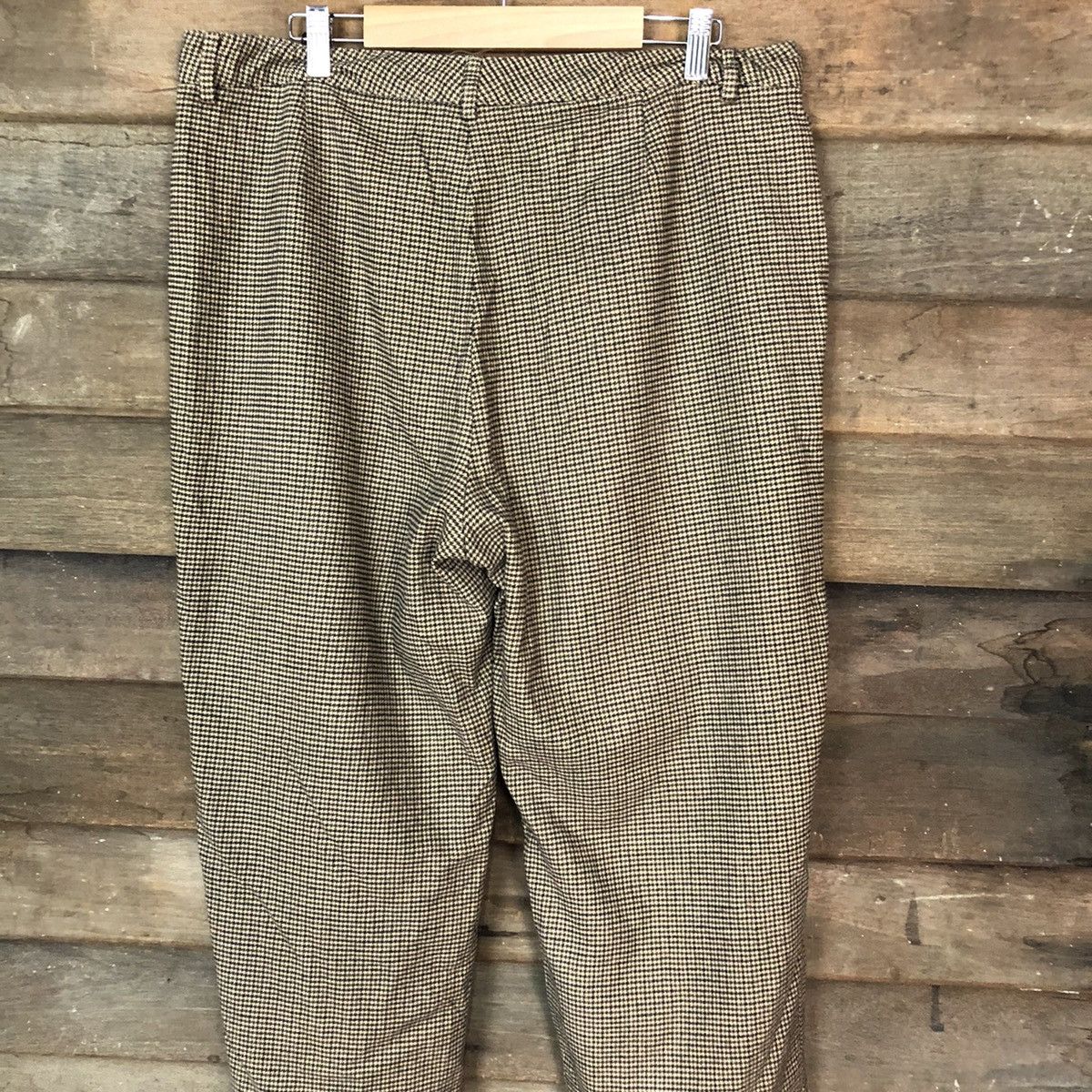 L.L. Bean × Vintage L.L Bean Brown checkered Casual Pants #5881 Size US 33 - 10 Thumbnail