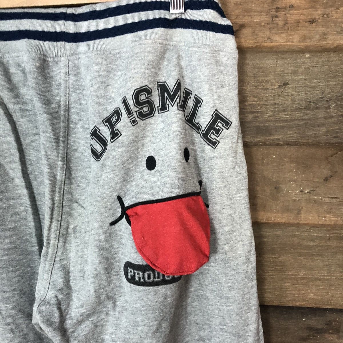 Japanese Brand × Vintage Up Smile Grey Joggers Pants #5884 Size 28" / US 6 / IT 42 - 4 Thumbnail