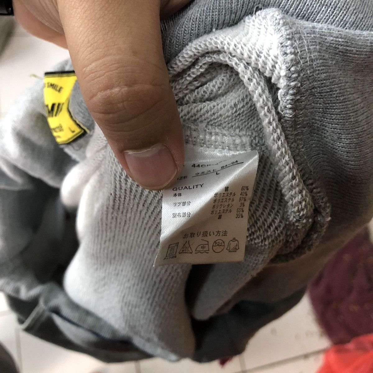 Japanese Brand × Vintage Up Smile Grey Joggers Pants #5884 Size 28" / US 6 / IT 42 - 6 Thumbnail