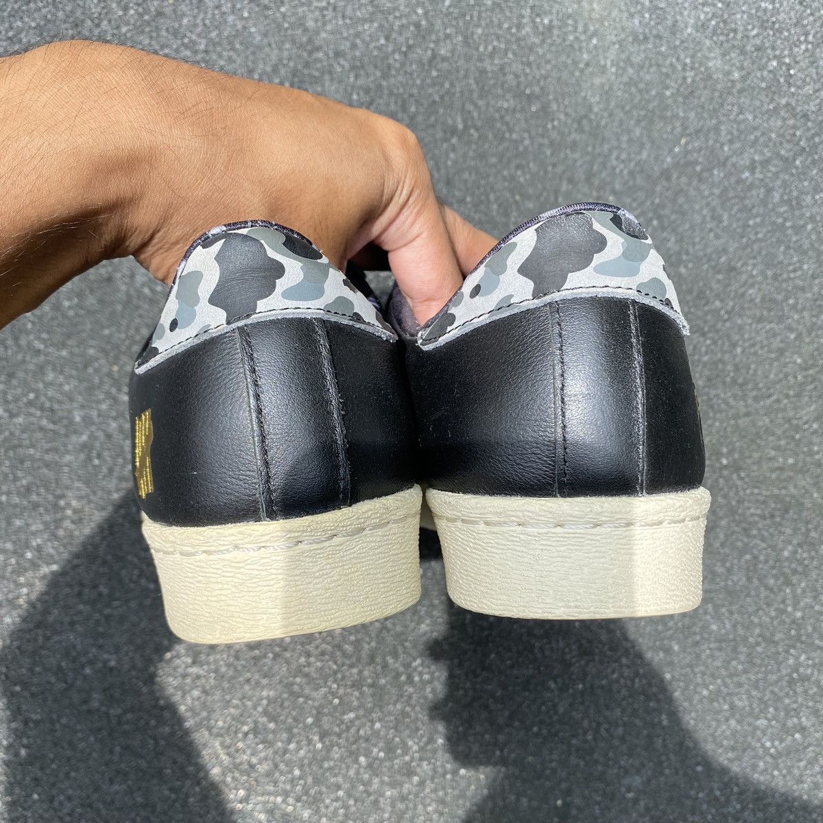 Adidas × Bape × Undefeated Bape x Adidas x Undefeated Superstar 80s Size US 9 / EU 42 - 8 Thumbnail