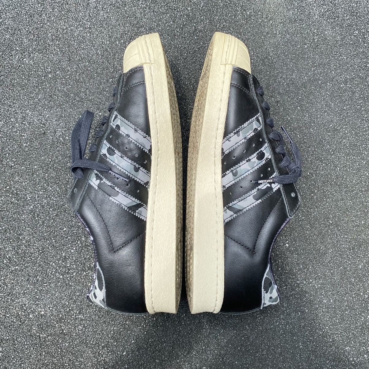 Adidas × Bape × Undefeated Bape x Adidas x Undefeated Superstar 80s Size US 9 / EU 42 - 5 Thumbnail