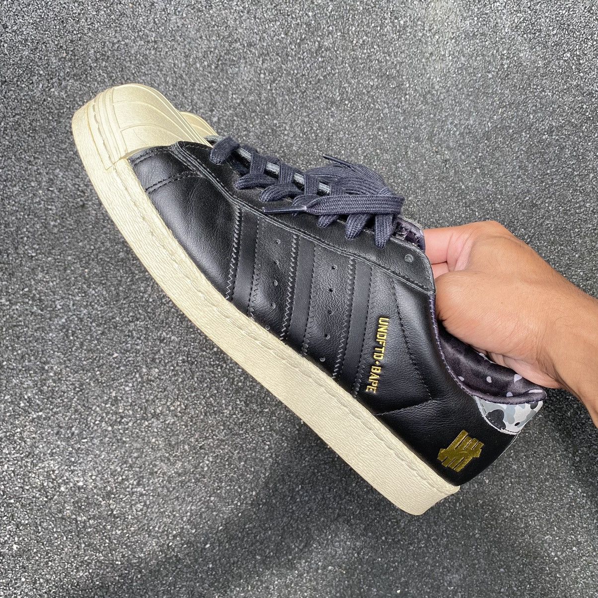 Adidas superstar bape x undefeated online