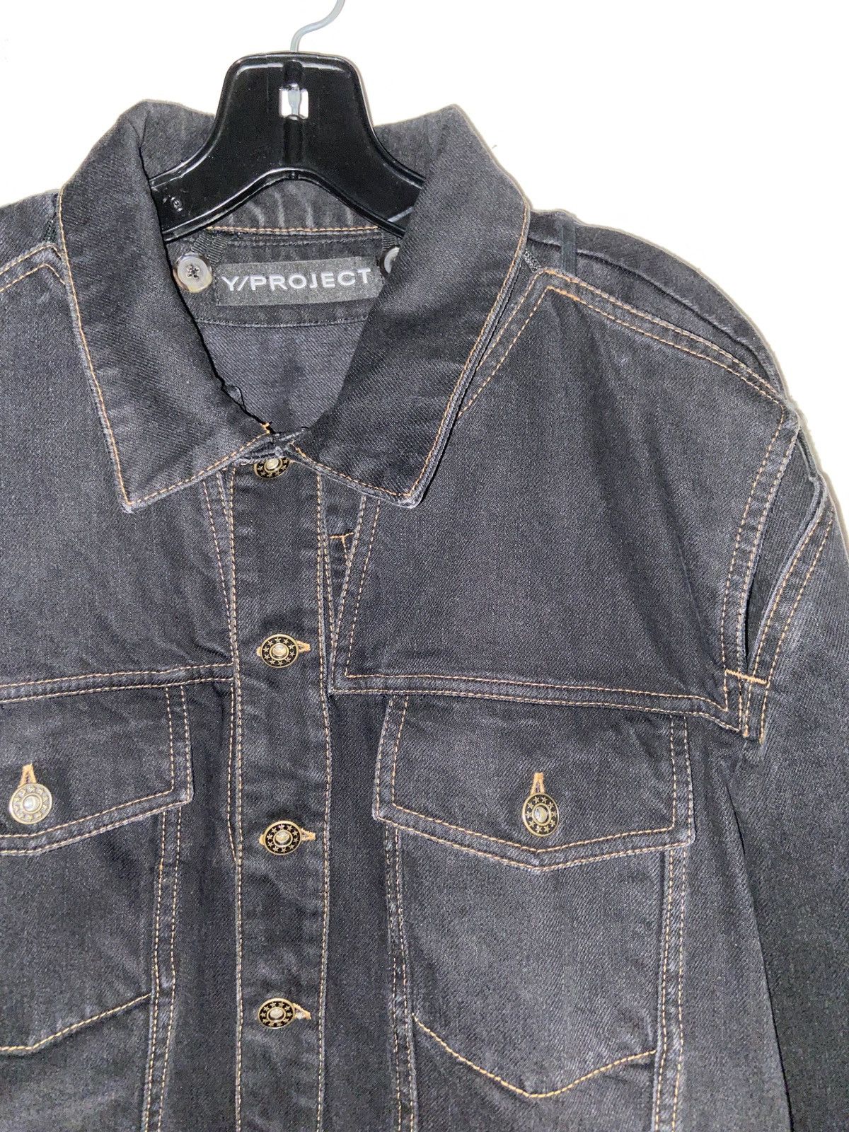 Y/Project Y/Project Deconstructed Denim Trucker Jacket Double Layer Size US M / EU 48-50 / 2 - 2 Thumbnail