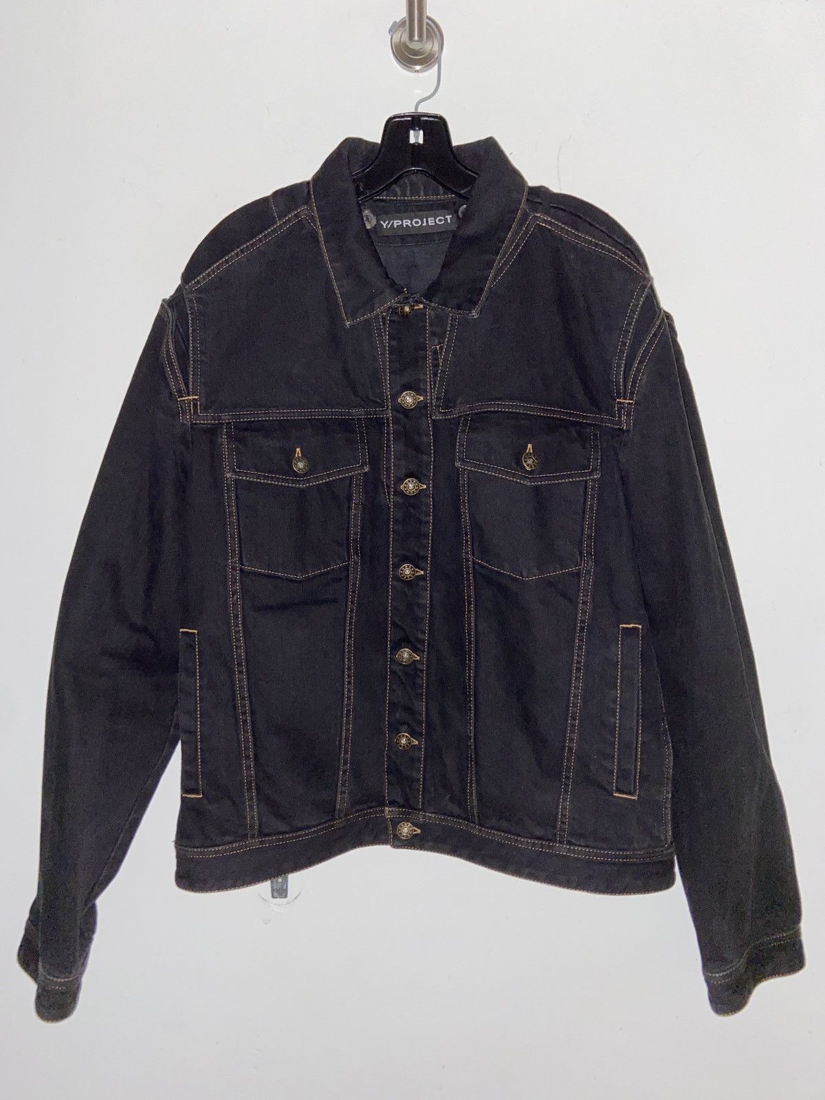 Y/Project Y/Project Deconstructed Denim Trucker Jacket Double Layer Size US M / EU 48-50 / 2 - 1 Thumbnail