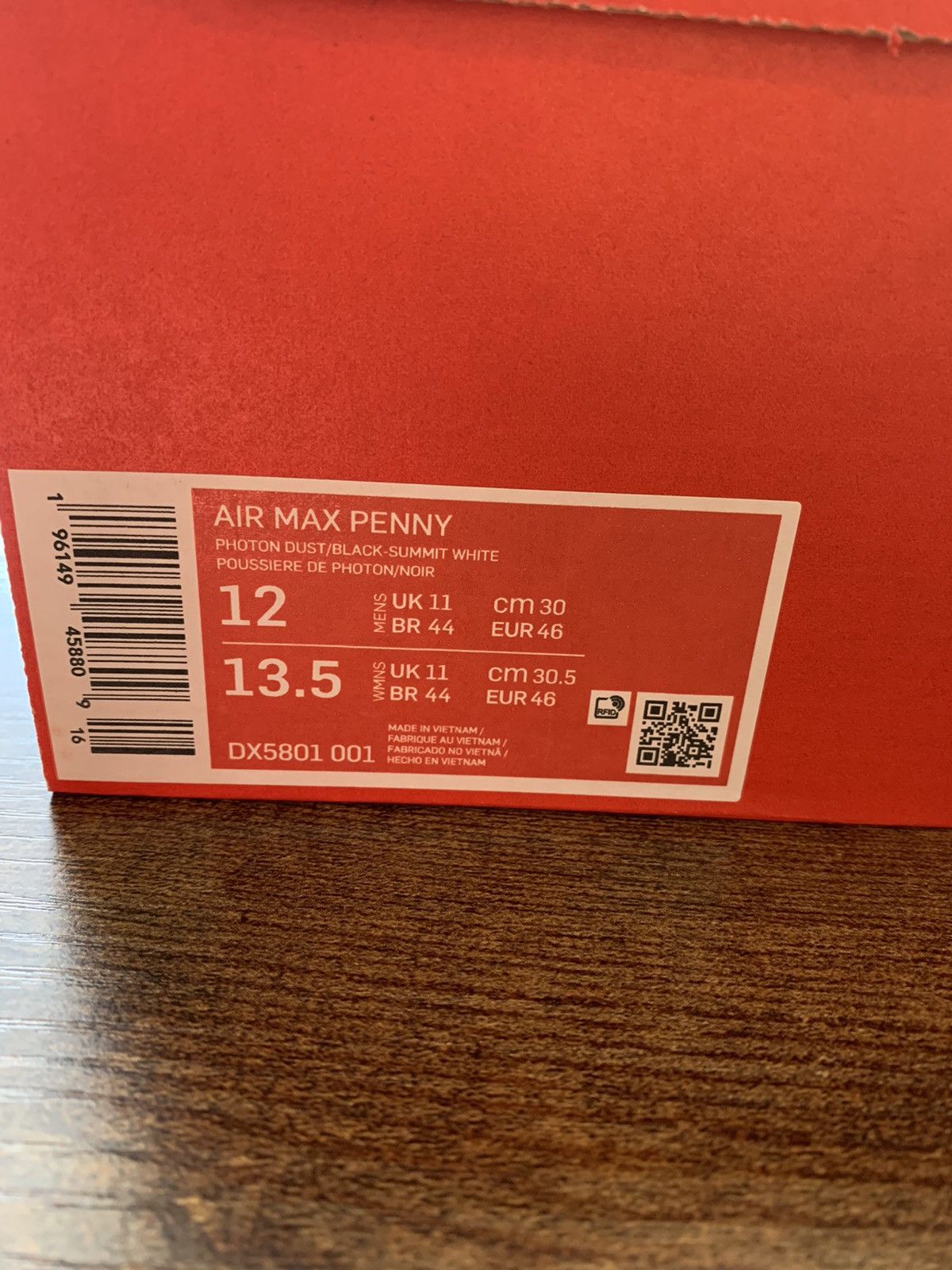 Nike Air Max Penny Size US 12 / EU 45 - 2 Thumbnail