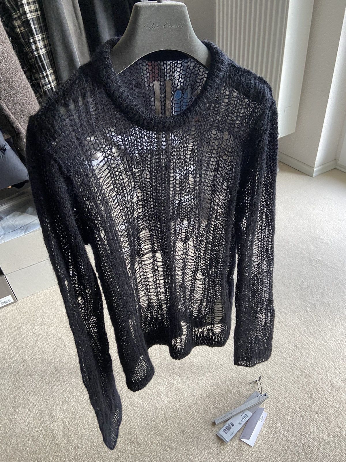 値下げ交渉承りますrick owens 22ss spider knit ニット