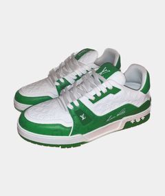 louis vuitton trainer green sneaker｜TikTok Search