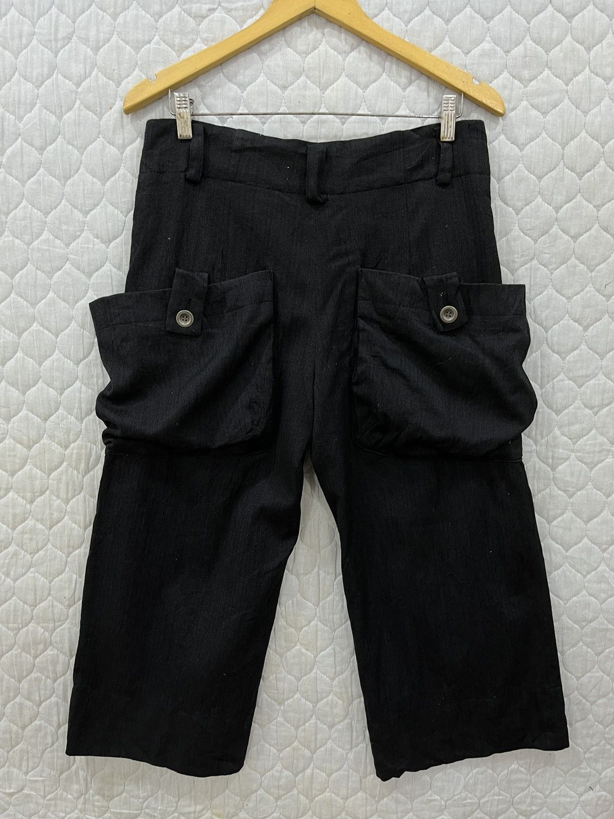 Japanese Brand (Jj). POUR DEUX CROPPED MULTI POCKET HYPE PANTS Size US 32 / EU 48 - 2 Thumbnail