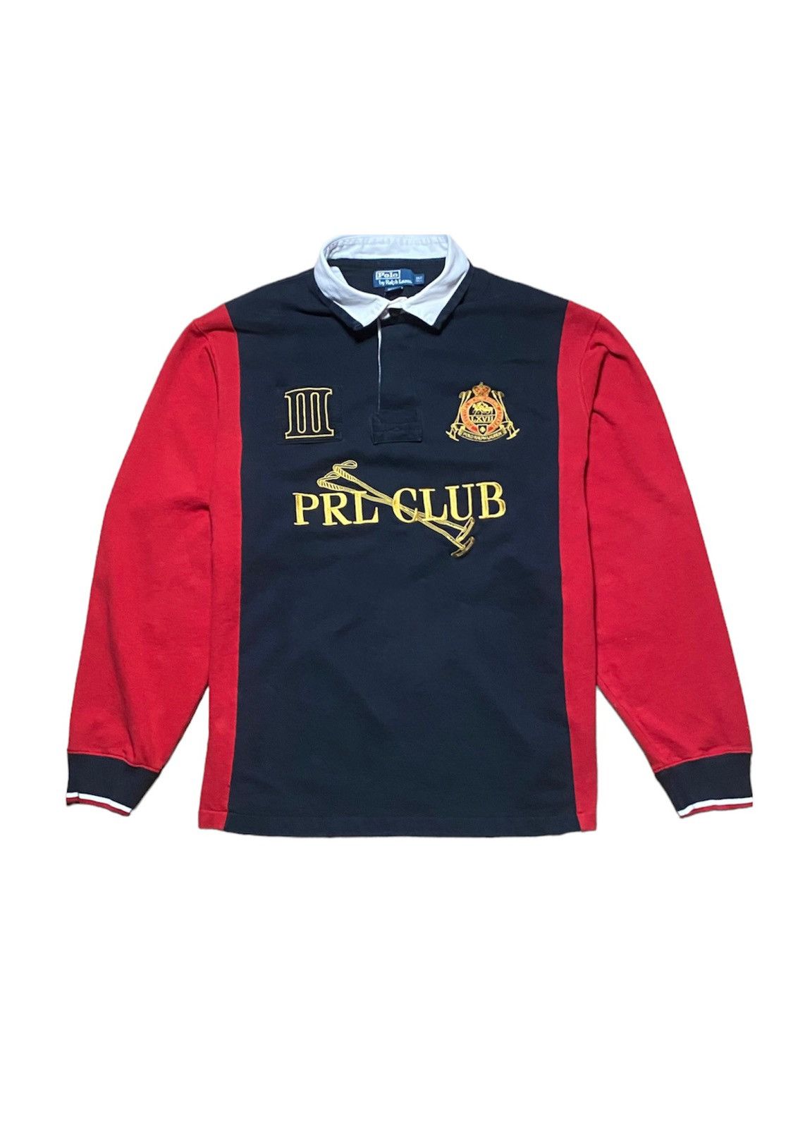 Polo Ralph Lauren Crest PRL Club Rugby Color Block Shirt