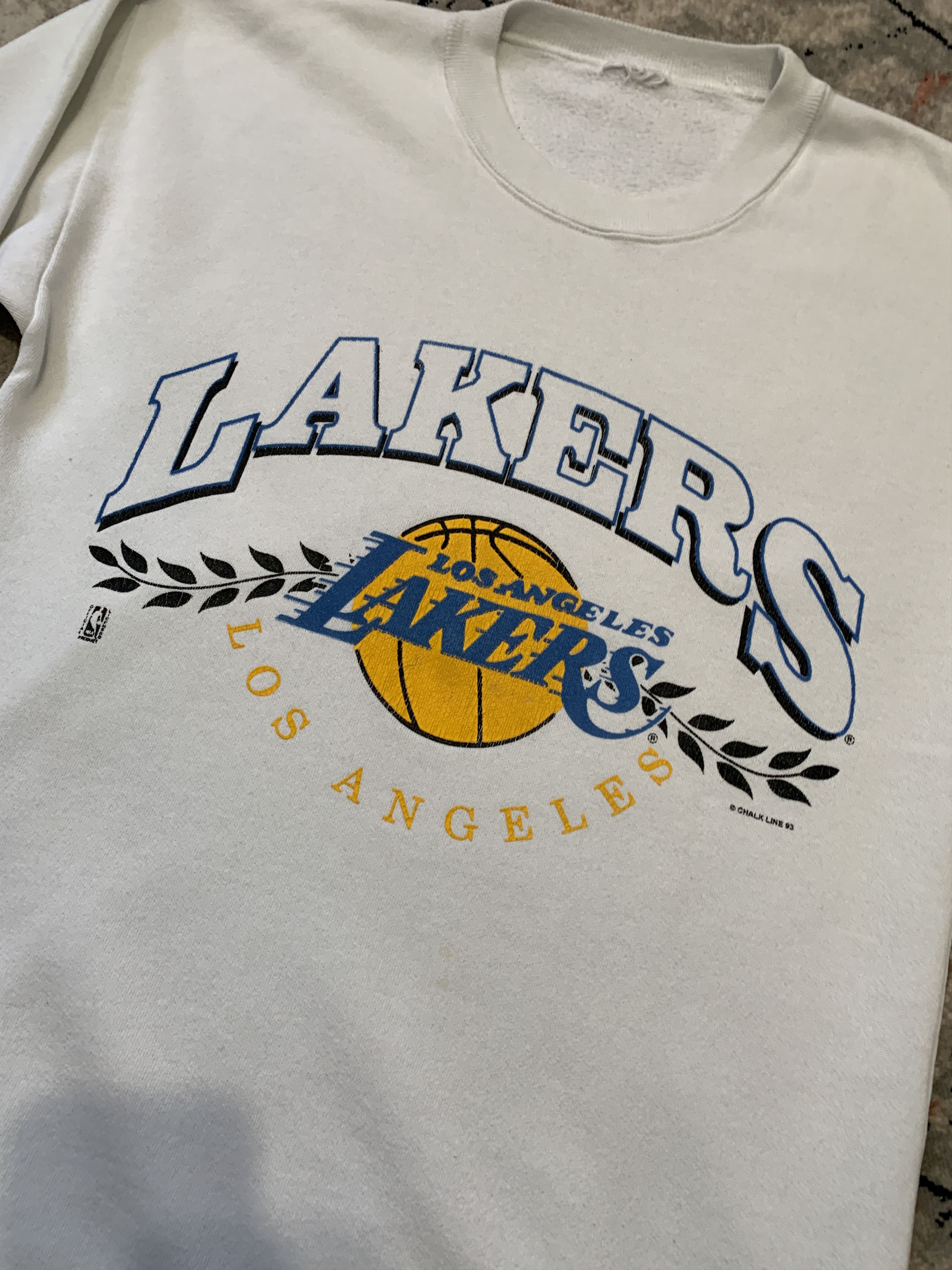 NBA × Vintage Los Angeles Lakers Vintage Sweatshirt Size US M / EU 48-50 / 2 - 3 Thumbnail