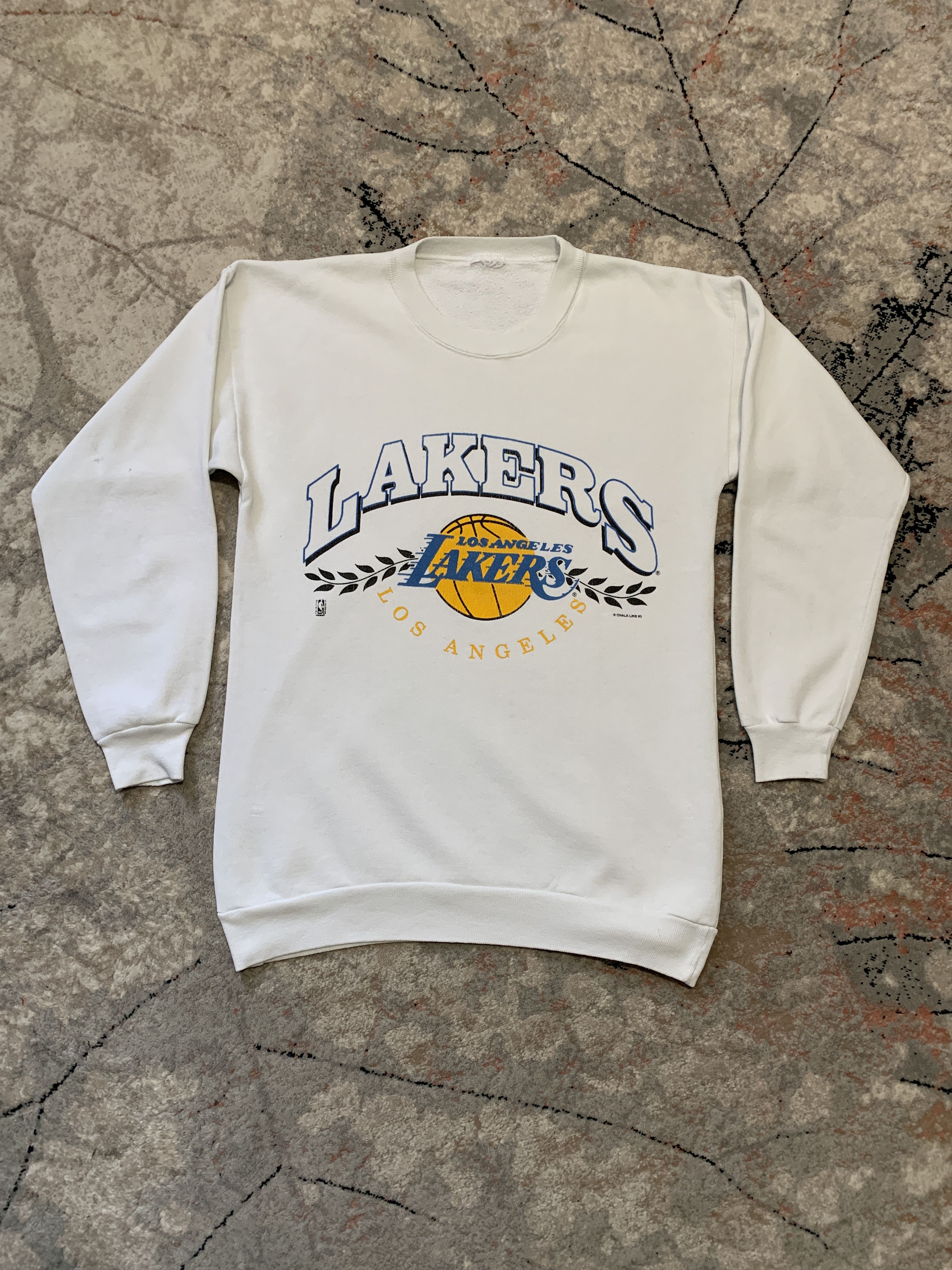 NBA × Vintage Los Angeles Lakers Vintage Sweatshirt Size US M / EU 48-50 / 2 - 1 Thumbnail