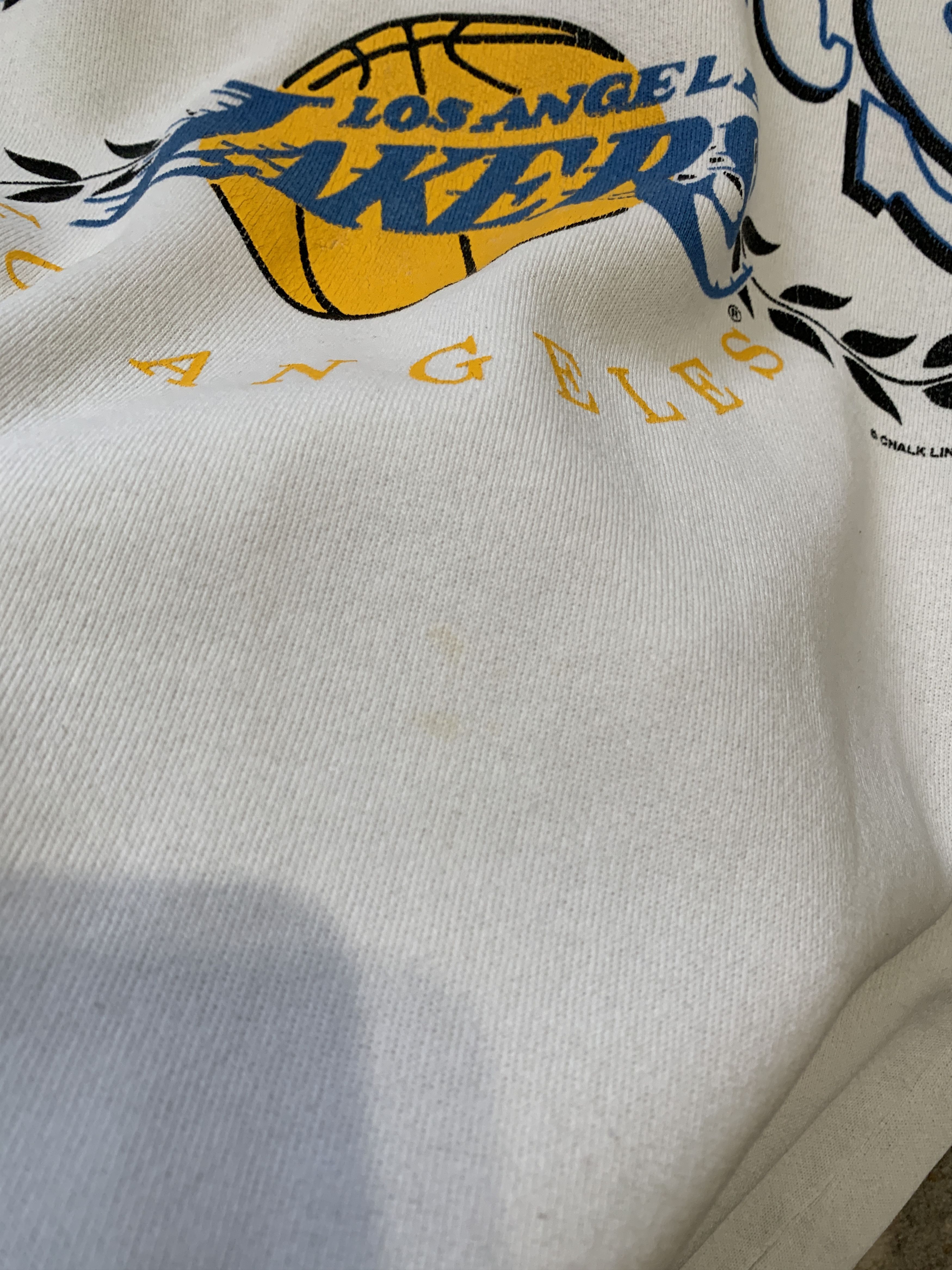 NBA × Vintage Los Angeles Lakers Vintage Sweatshirt Size US M / EU 48-50 / 2 - 9 Thumbnail