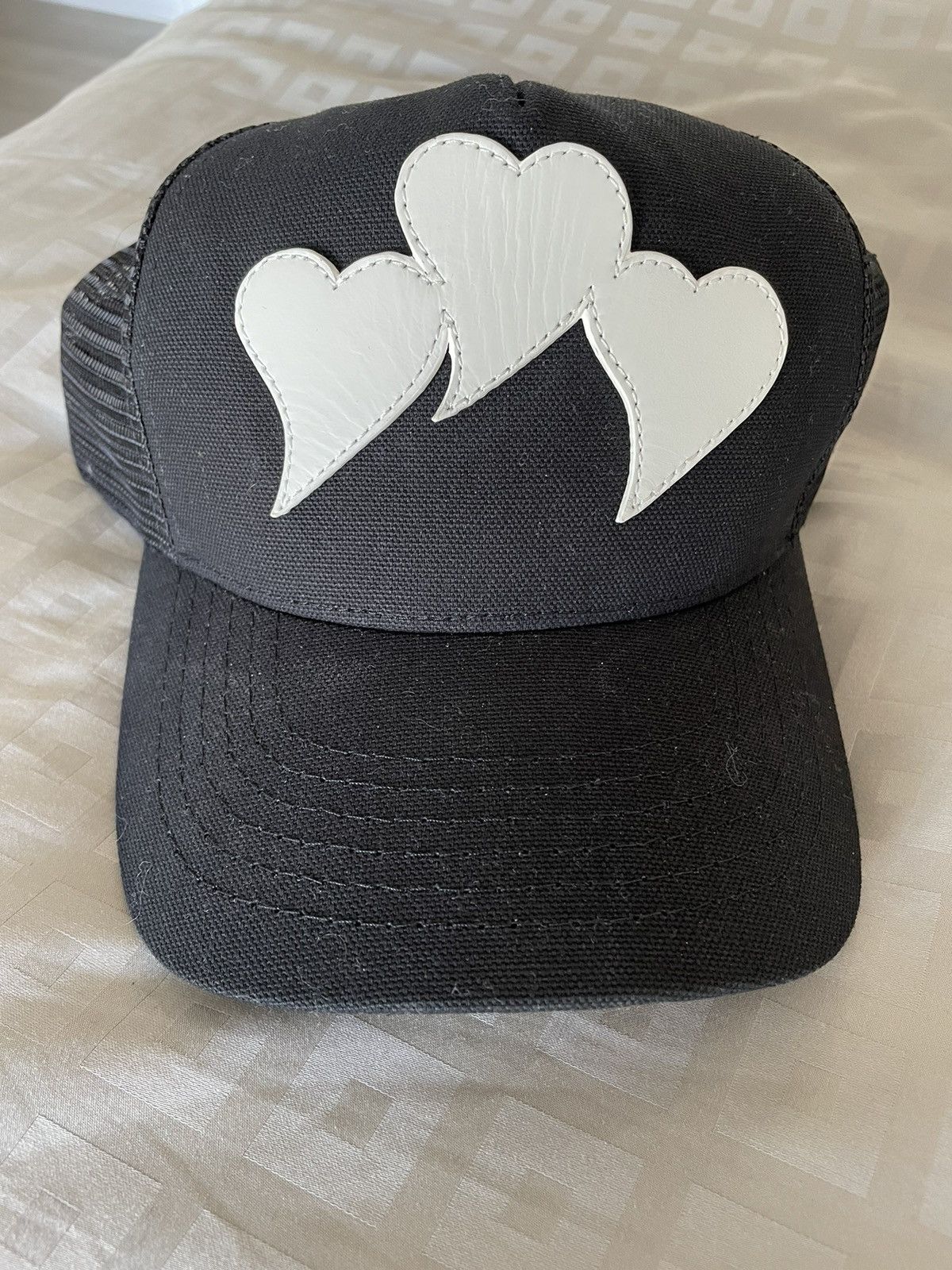 Amiri Amiri Triple hearts trucker Size ONE SIZE - 3 Thumbnail