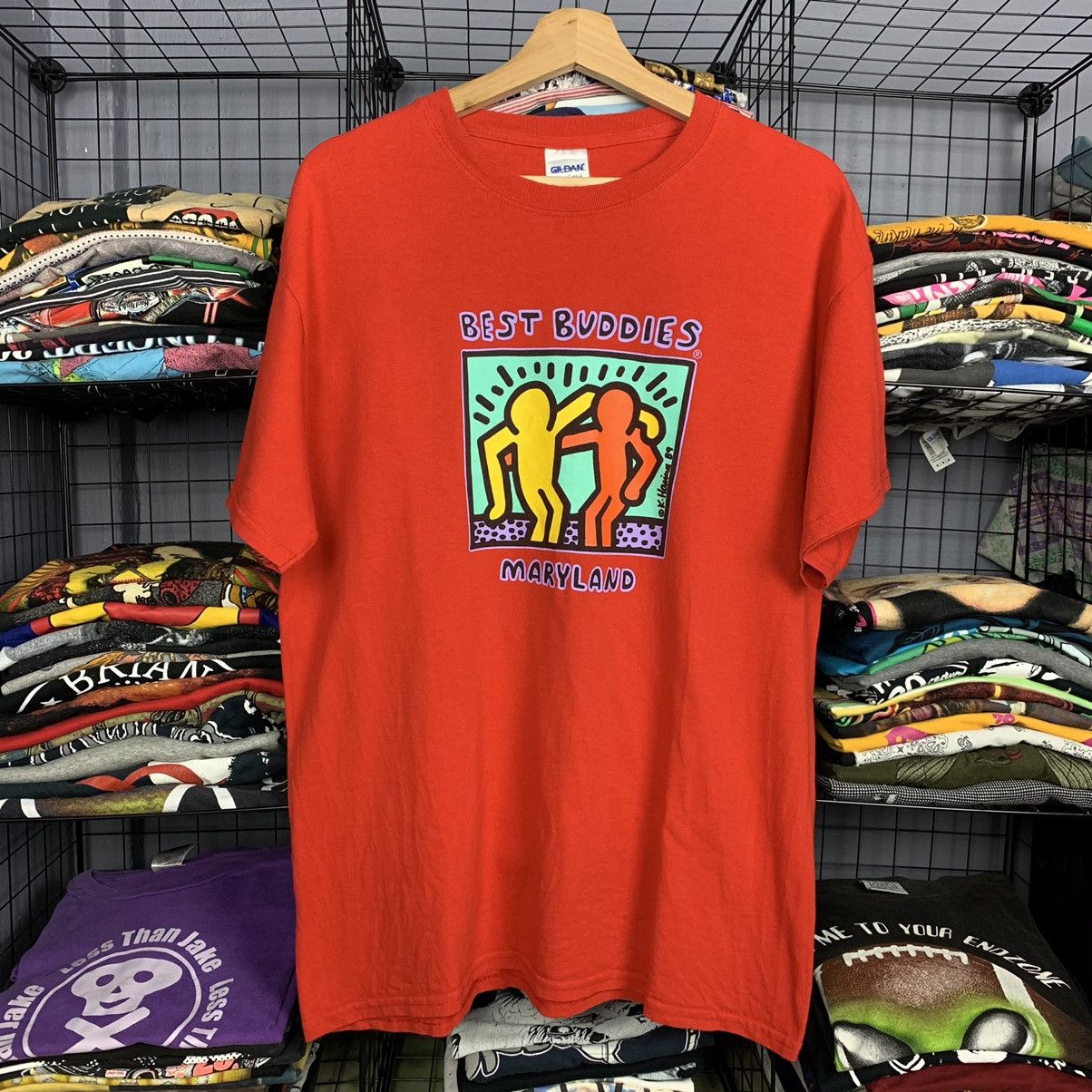 Keith Haring × Vintage KEITH HARRING HUDDIES VTG Size US L / EU 52-54 / 3 - 1 Thumbnail