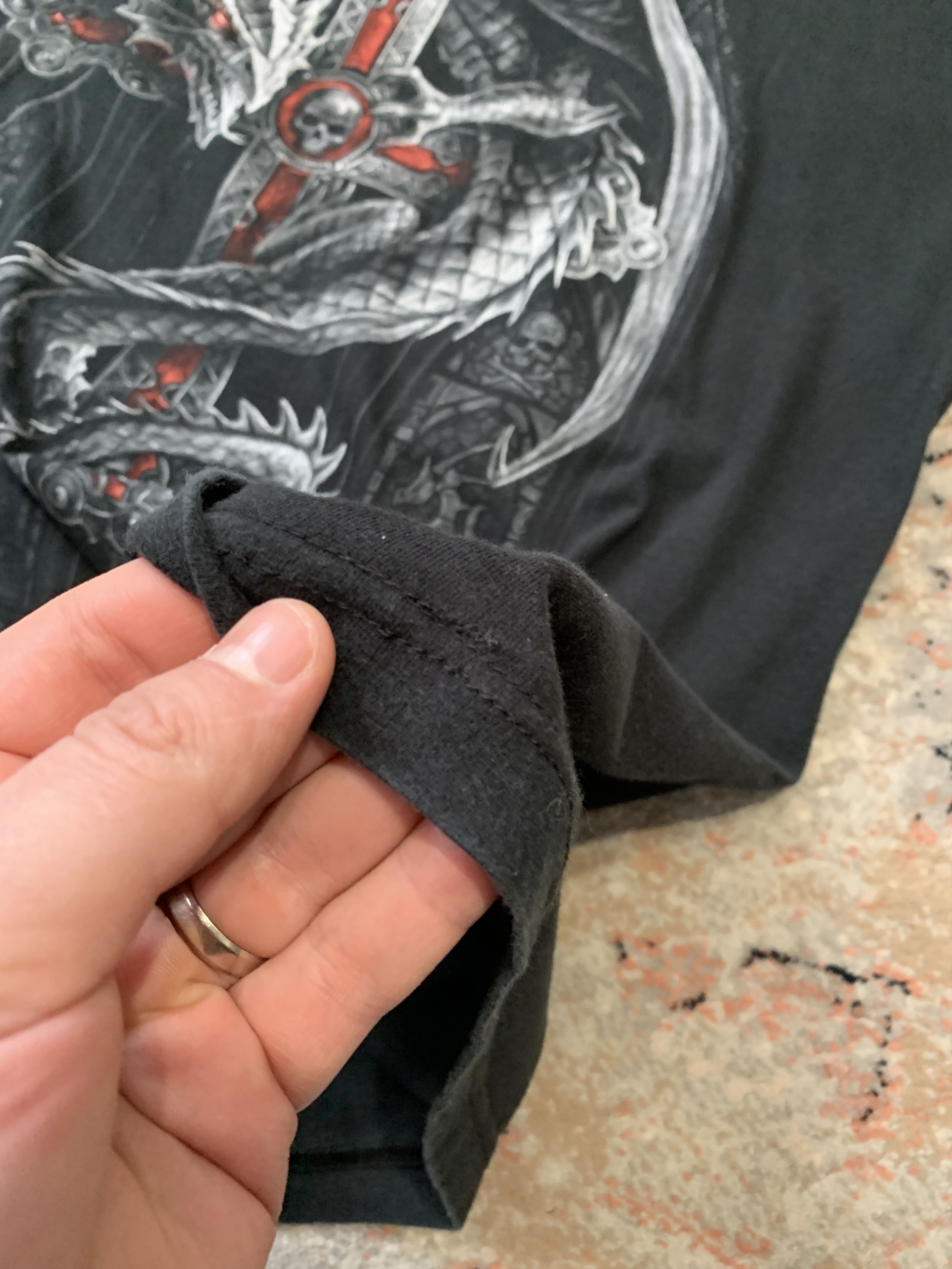 Vintage Spiral Dragon Vintage T-Shirt Size US XL / EU 56 / 4 - 7 Thumbnail