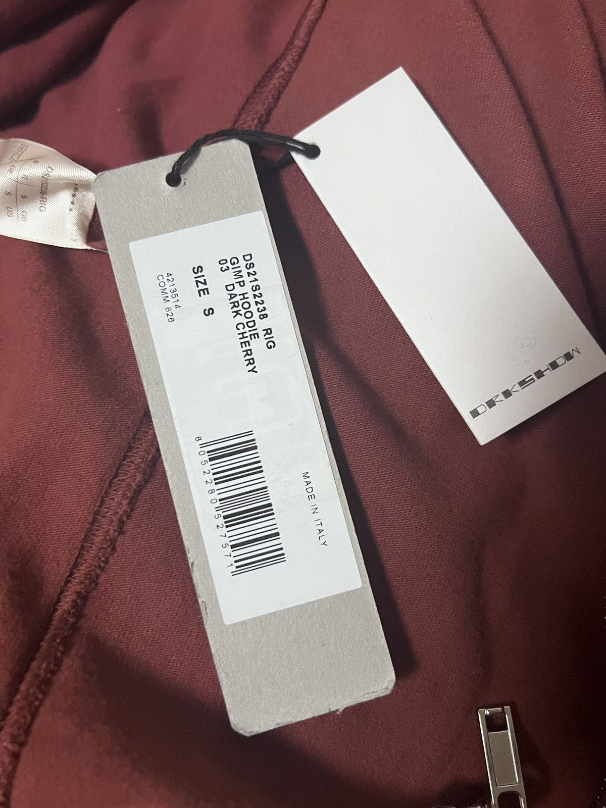 Rick Owens Drkshdw Rick owens drkshdw GIMP HOODIE sz s Size US S / EU 44-46 / 1 - 4 Thumbnail