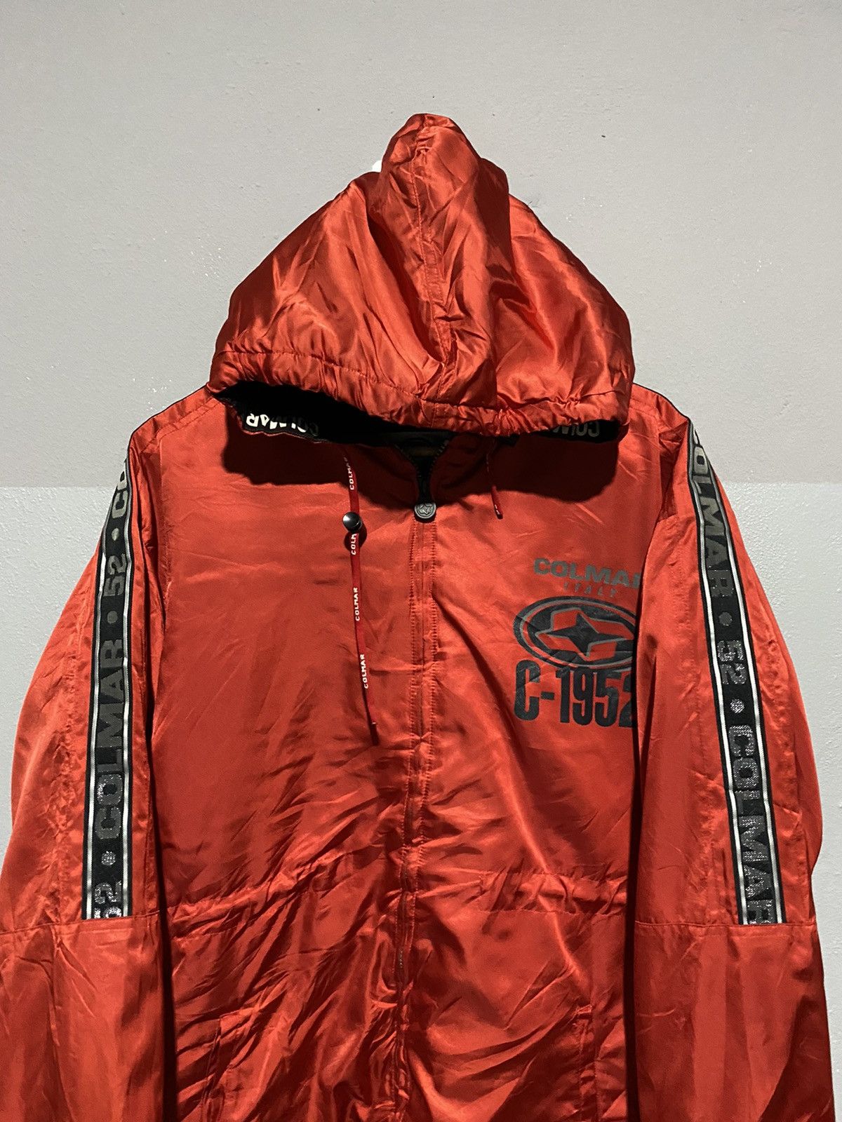 Colmar Vintage Colmar Italy Red Hooded Jacket - Made in Japan Size US M / EU 48-50 / 2 - 6 Thumbnail
