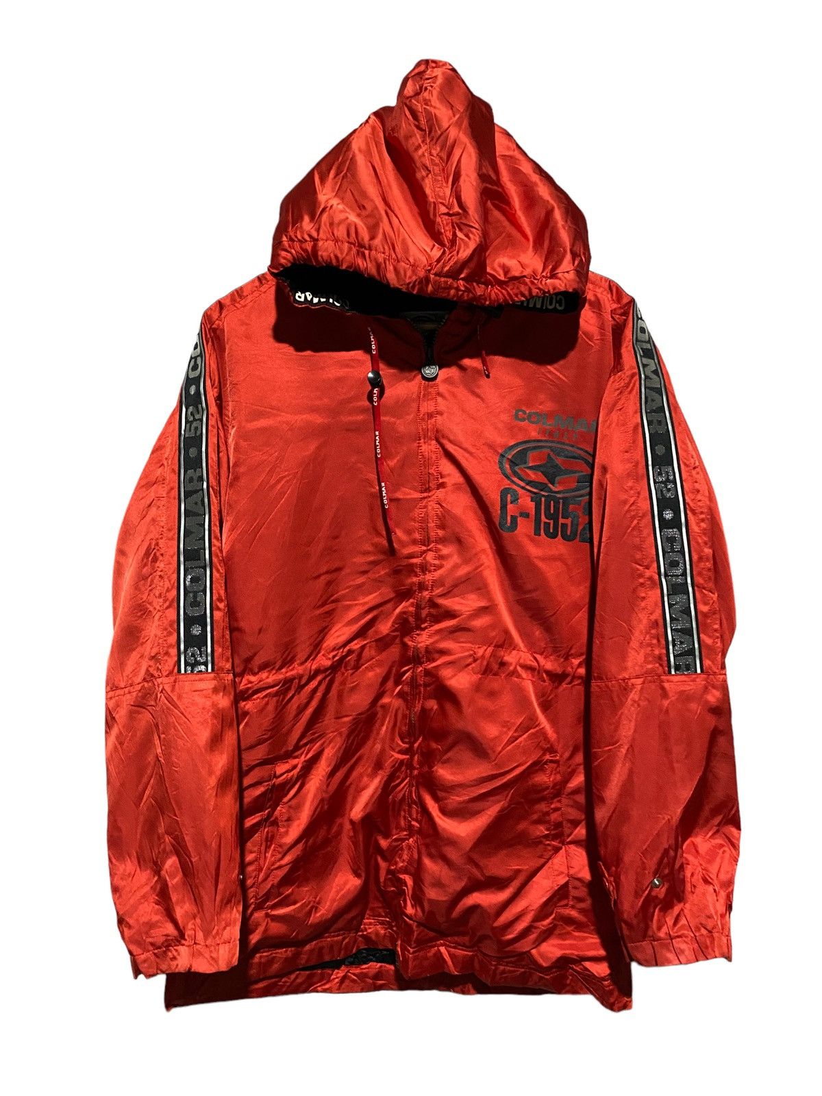 Colmar Vintage Colmar Italy Red Hooded Jacket - Made in Japan Size US M / EU 48-50 / 2 - 2 Thumbnail